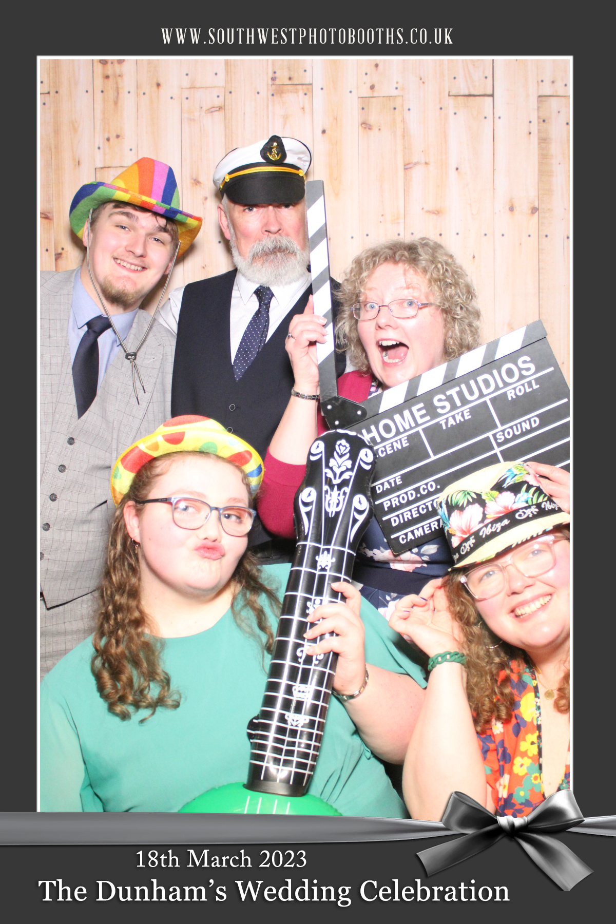 The Dunham’s Wedding Celebration | View more photos from the event at gallery.southwestphotobooths.co.uk/u/SWPB/The-Dunham’s-Wedding-Celebration