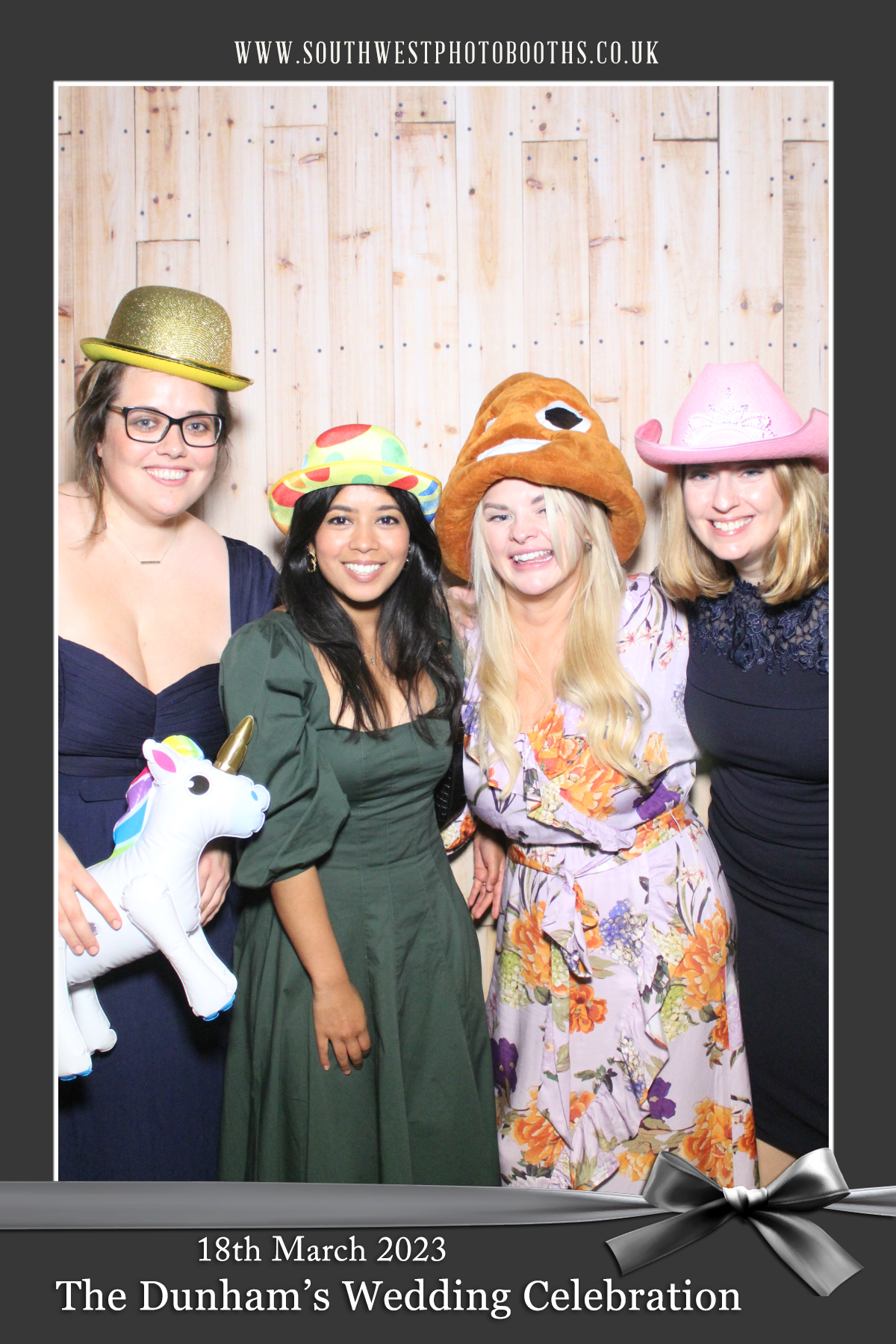 The Dunham’s Wedding Celebration | View more photos from the event at gallery.southwestphotobooths.co.uk/u/SWPB/The-Dunham’s-Wedding-Celebration