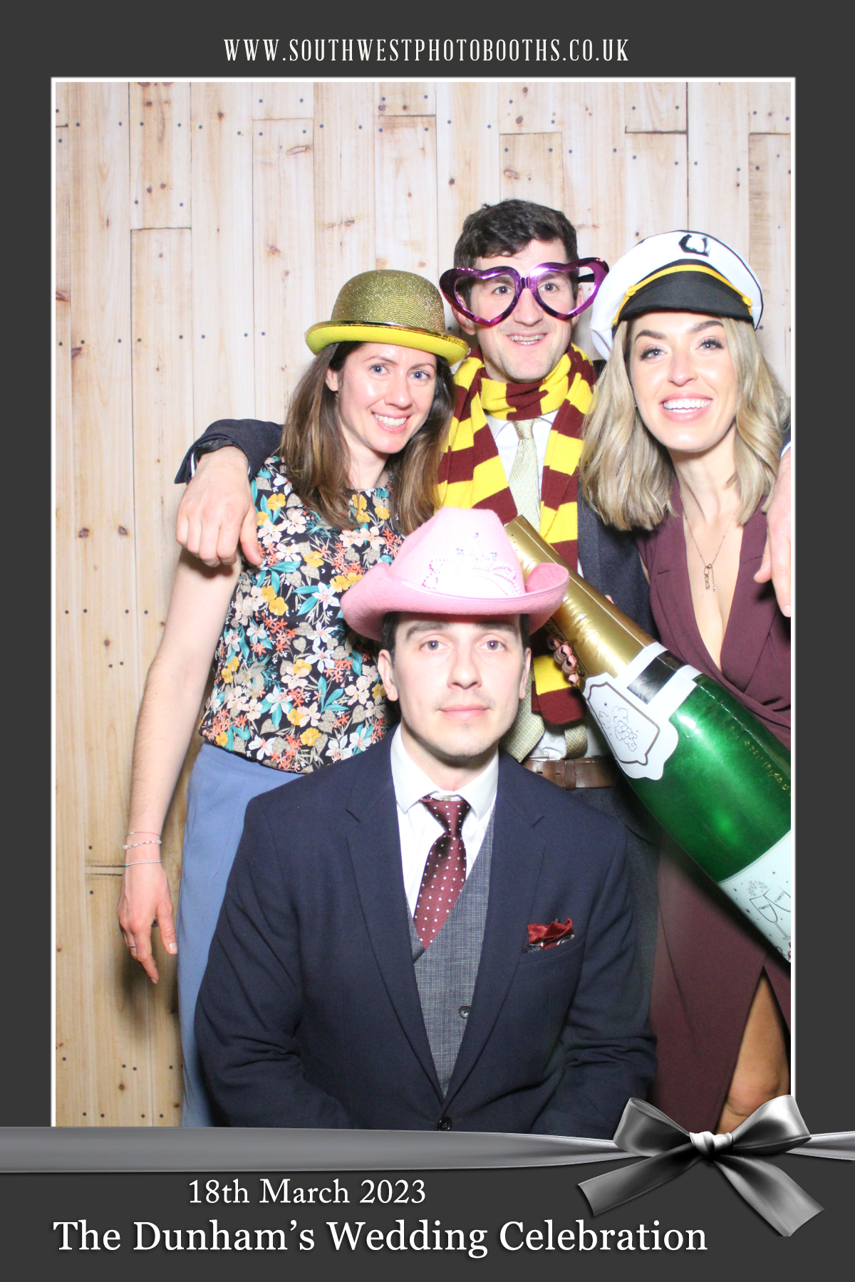 The Dunham’s Wedding Celebration | View more photos from the event at gallery.southwestphotobooths.co.uk/u/SWPB/The-Dunham’s-Wedding-Celebration