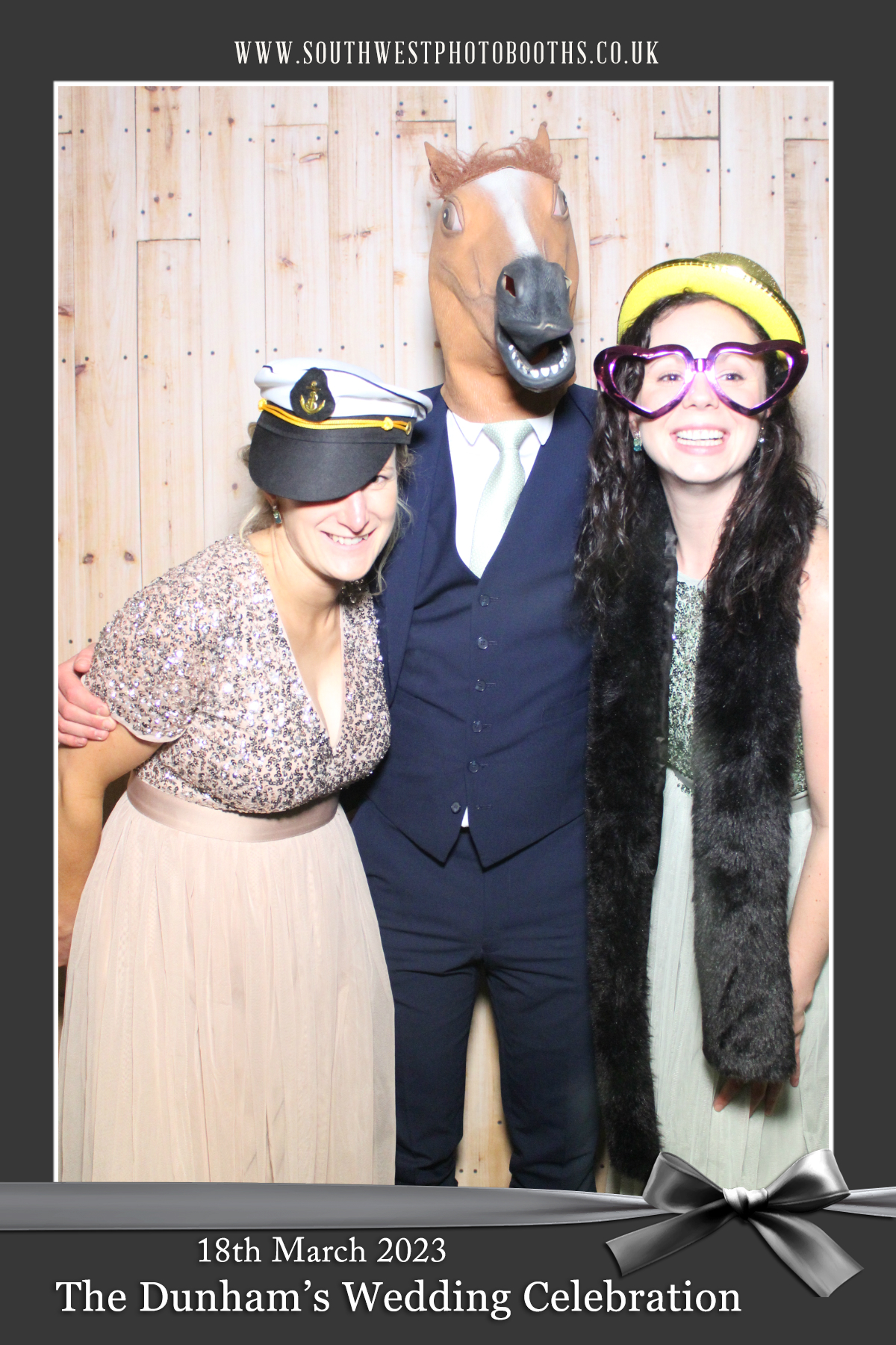 The Dunham’s Wedding Celebration | View more photos from the event at gallery.southwestphotobooths.co.uk/u/SWPB/The-Dunham’s-Wedding-Celebration