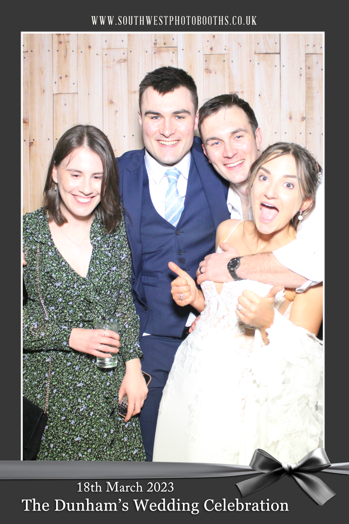 The Dunham’s Wedding Celebration | View more photos from the event at gallery.southwestphotobooths.co.uk/u/SWPB/The-Dunham’s-Wedding-Celebration
