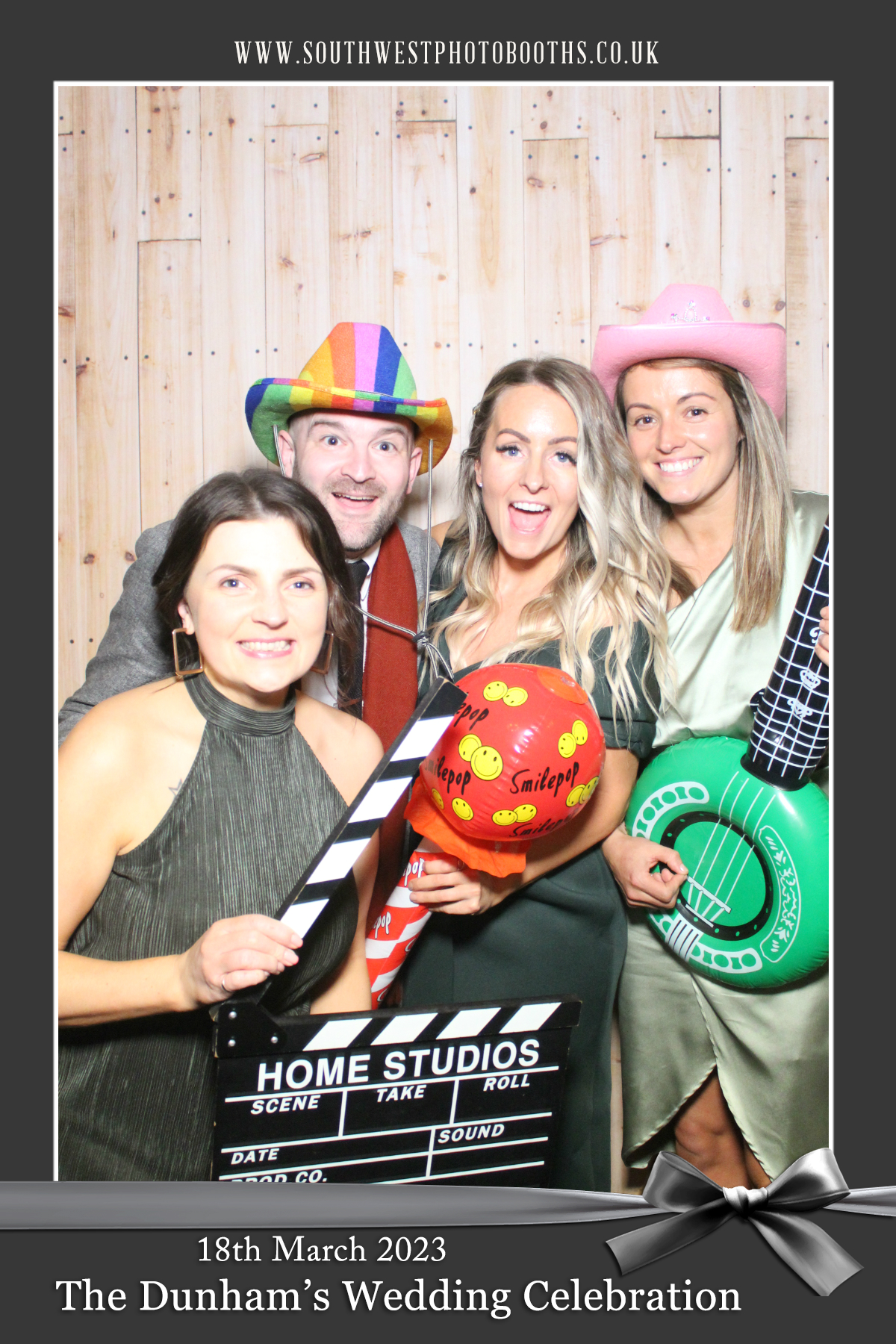 The Dunham’s Wedding Celebration | View more photos from the event at gallery.southwestphotobooths.co.uk/u/SWPB/The-Dunham’s-Wedding-Celebration