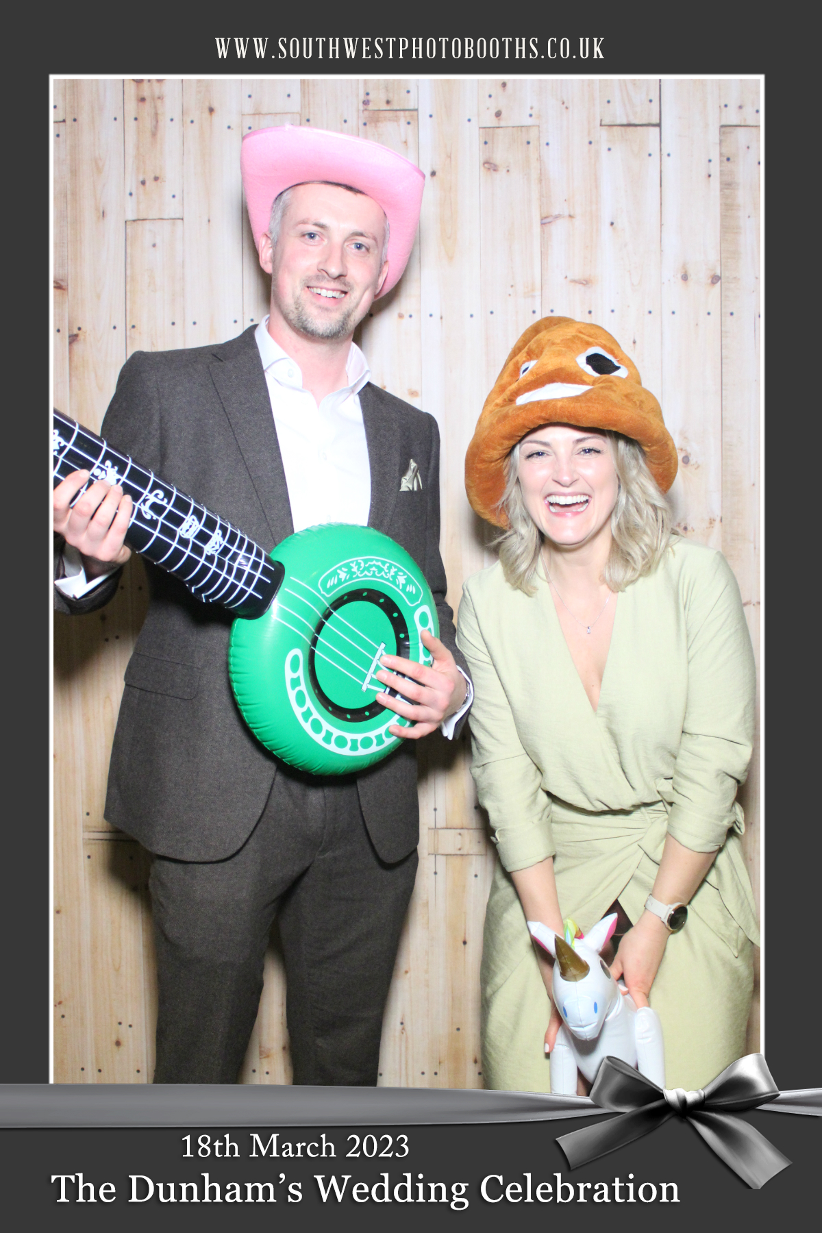The Dunham’s Wedding Celebration | View more photos from the event at gallery.southwestphotobooths.co.uk/u/SWPB/The-Dunham’s-Wedding-Celebration