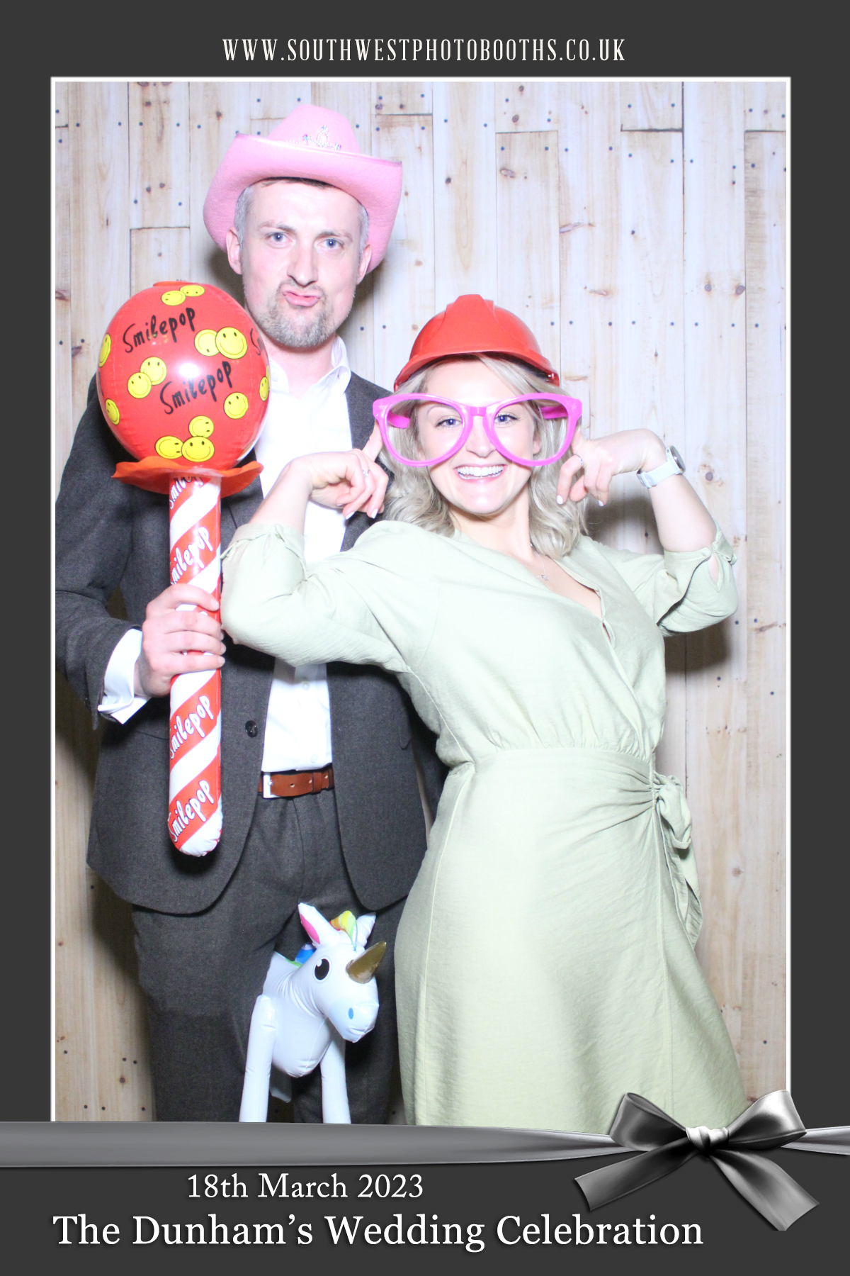 The Dunham’s Wedding Celebration | View more photos from the event at gallery.southwestphotobooths.co.uk/u/SWPB/The-Dunham’s-Wedding-Celebration