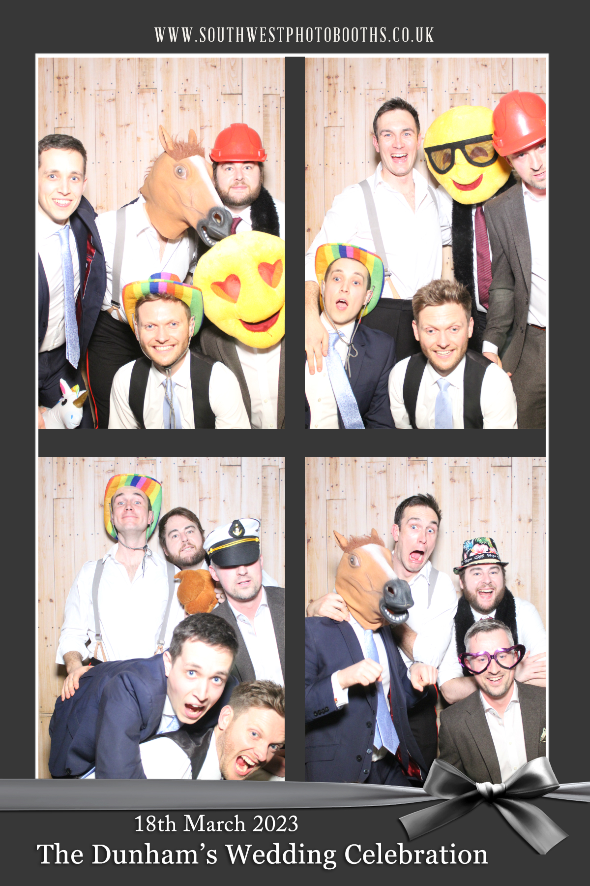 The Dunham’s Wedding Celebration | View more photos from the event at gallery.southwestphotobooths.co.uk/u/SWPB/The-Dunham’s-Wedding-Celebration