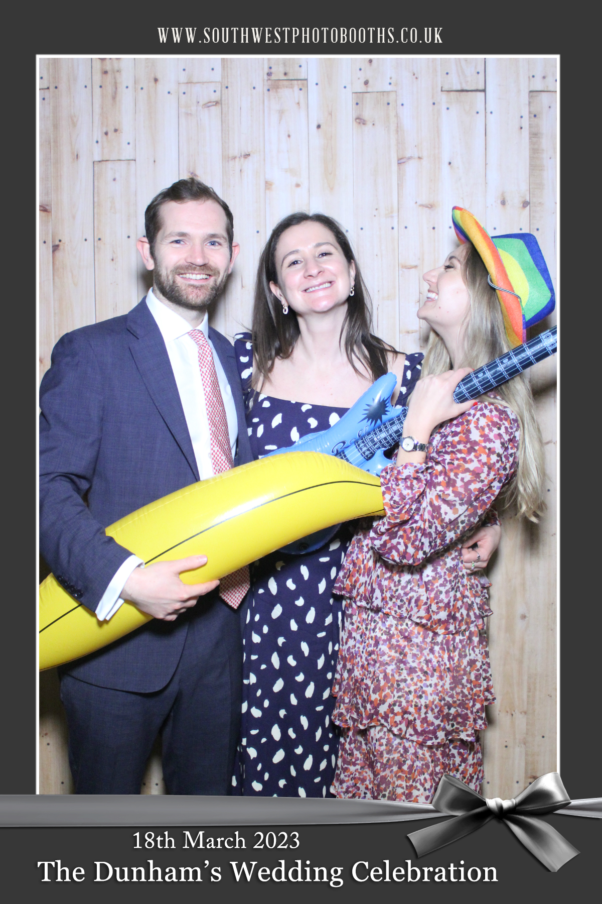 The Dunham’s Wedding Celebration | View more photos from the event at gallery.southwestphotobooths.co.uk/u/SWPB/The-Dunham’s-Wedding-Celebration
