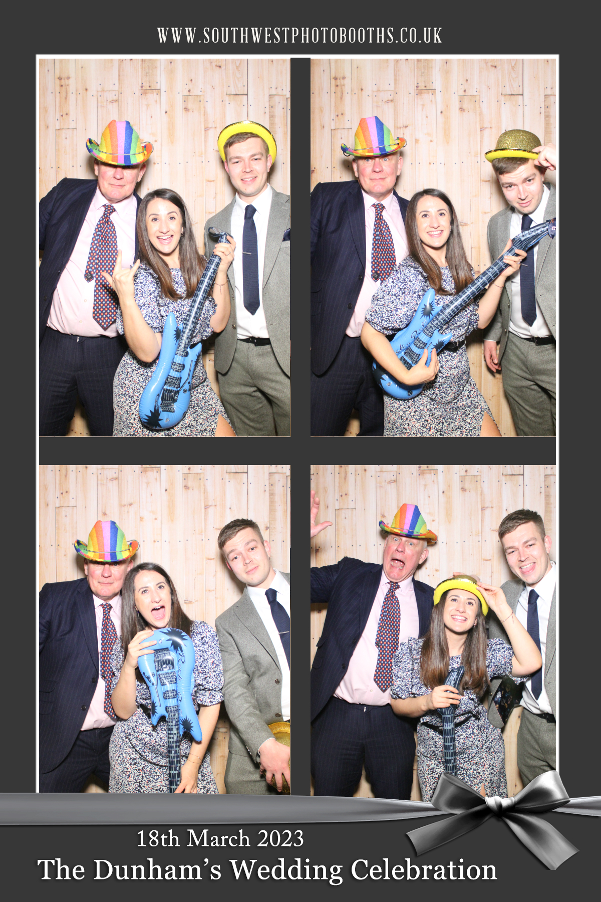 The Dunham’s Wedding Celebration | View more photos from the event at gallery.southwestphotobooths.co.uk/u/SWPB/The-Dunham’s-Wedding-Celebration