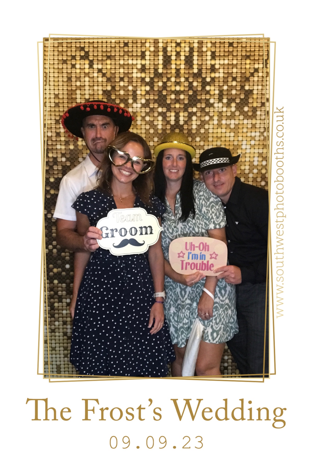 The Frost’s Wedding | View more photos from the event at gallery.southwestphotobooths.co.uk/u/SWPB/The-Frost’s-Wedding
