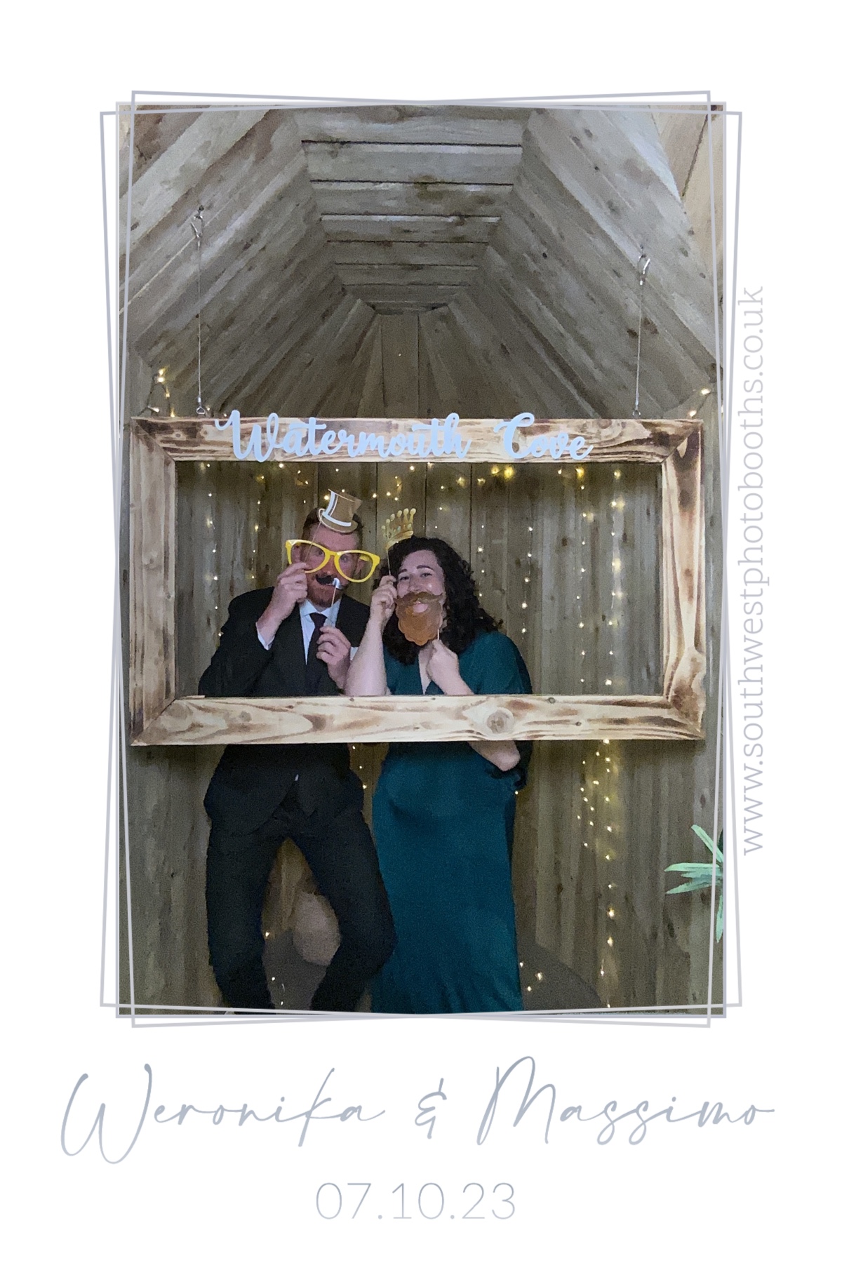 Weronika and Massimo | View more photos from the event at gallery.southwestphotobooths.co.uk/u/SWPB/Weronika-and-Massimo