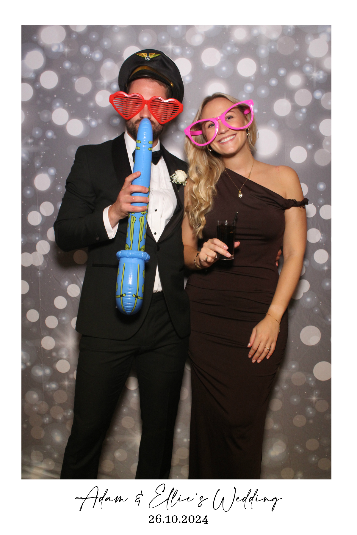 Adam and Ellie | View more photos from the event at gallery.southwestphotobooths.co.uk/u/SWPB/Adam-and-Ellie