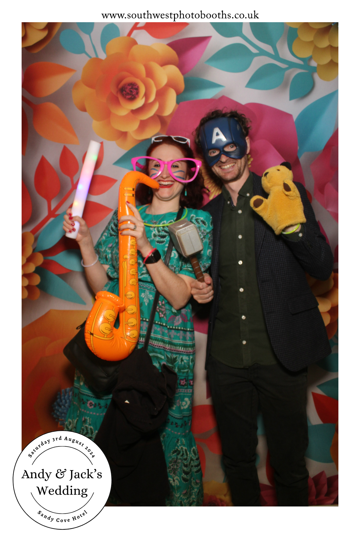 Andy & Jack's Wedding | View more photos from the event at gallery.southwestphotobooths.co.uk/u/SWPB/Andy-Jacks-Wedding