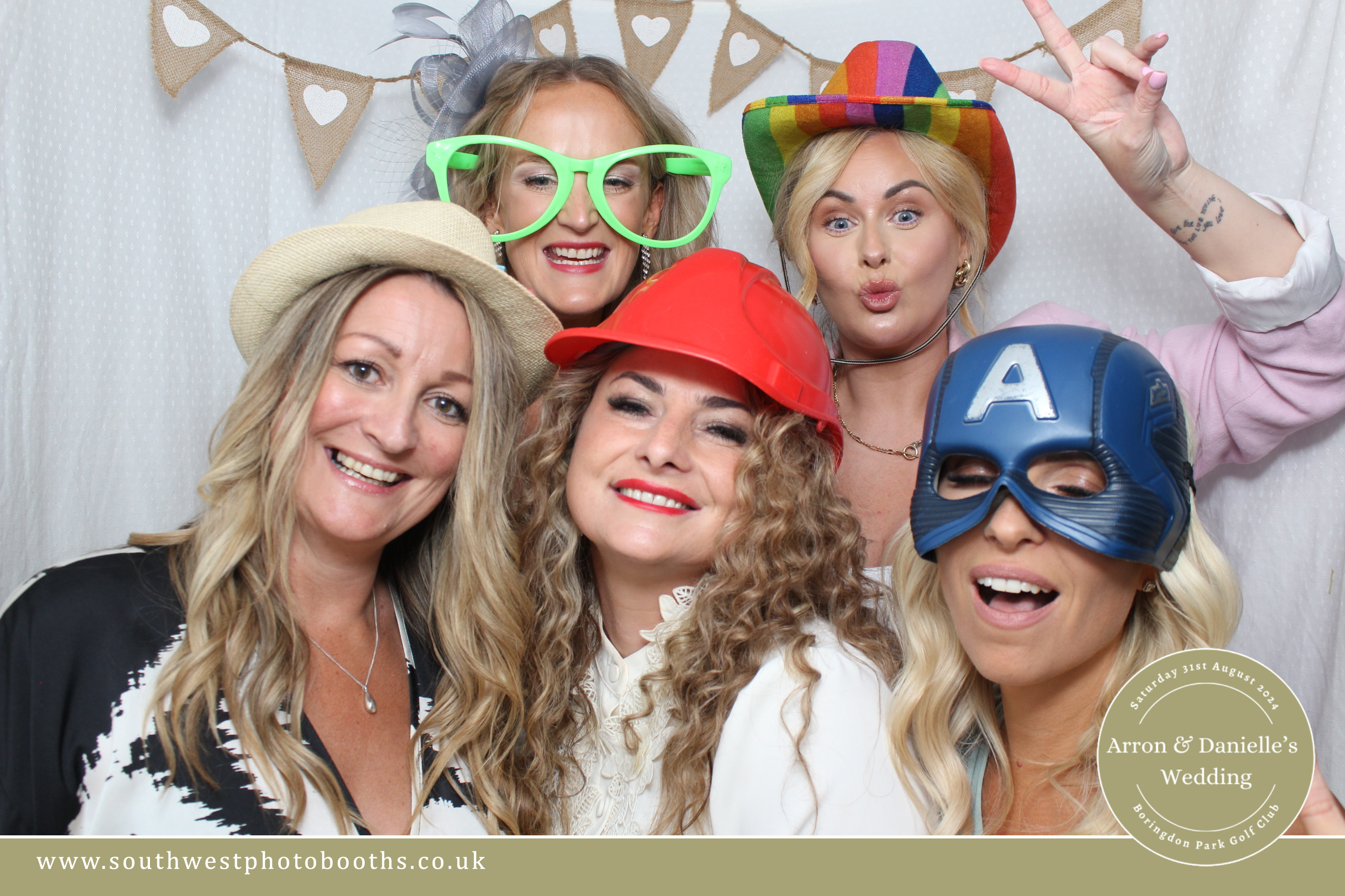 Arron and Danielle's Wedding | View more photos from the event at gallery.southwestphotobooths.co.uk/u/SWPB/Arron-and-Danielles-Wedding