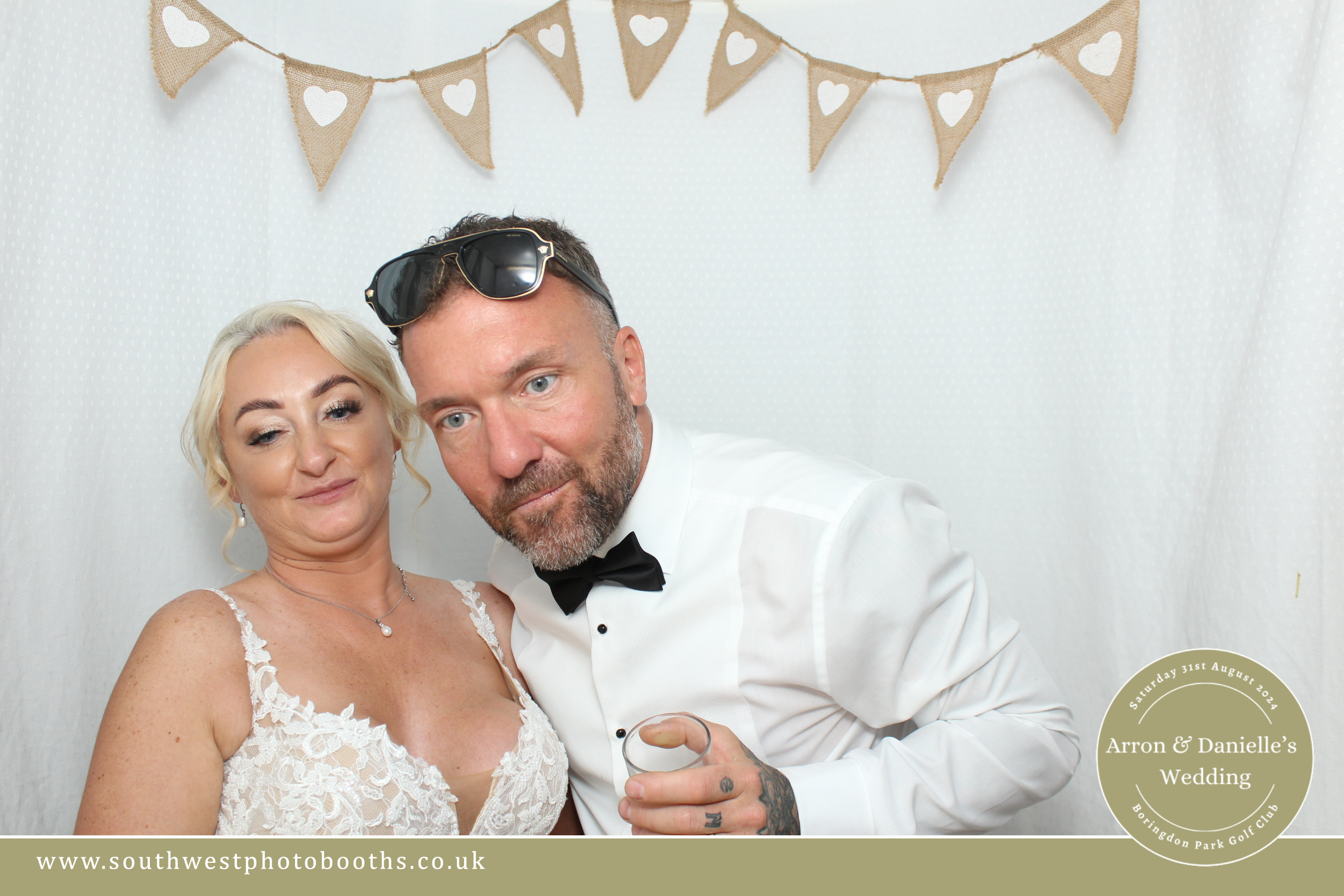 Arron and Danielle's Wedding | View more photos from the event at gallery.southwestphotobooths.co.uk/u/SWPB/Arron-and-Danielles-Wedding