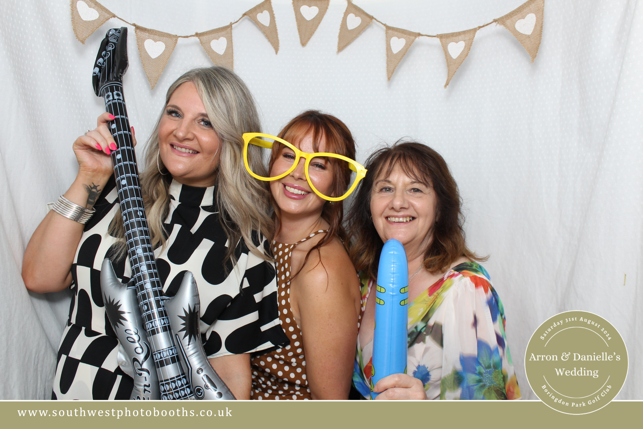 Arron and Danielle's Wedding | View more photos from the event at gallery.southwestphotobooths.co.uk/u/SWPB/Arron-and-Danielles-Wedding