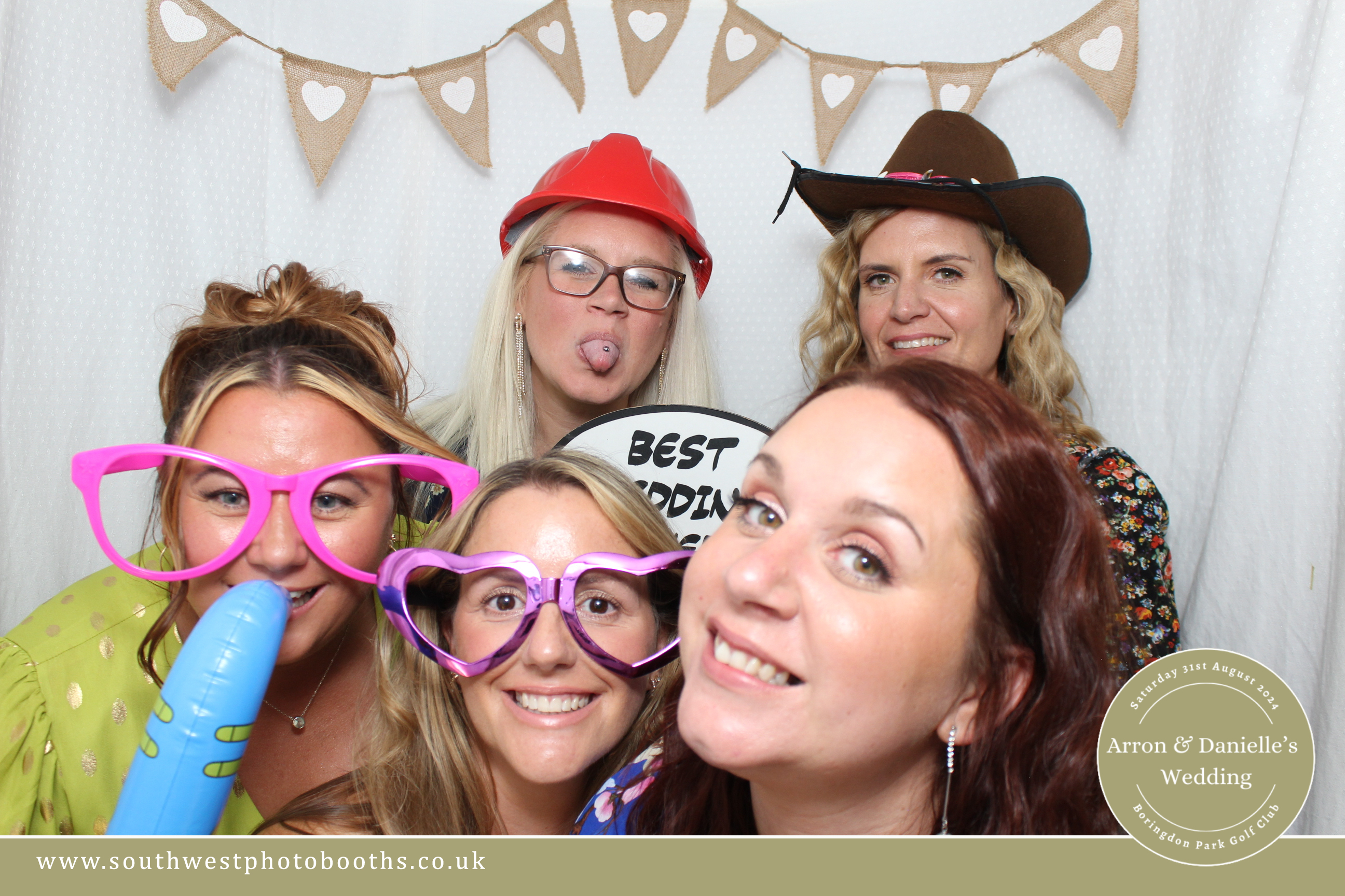 Arron and Danielle's Wedding | View more photos from the event at gallery.southwestphotobooths.co.uk/u/SWPB/Arron-and-Danielles-Wedding