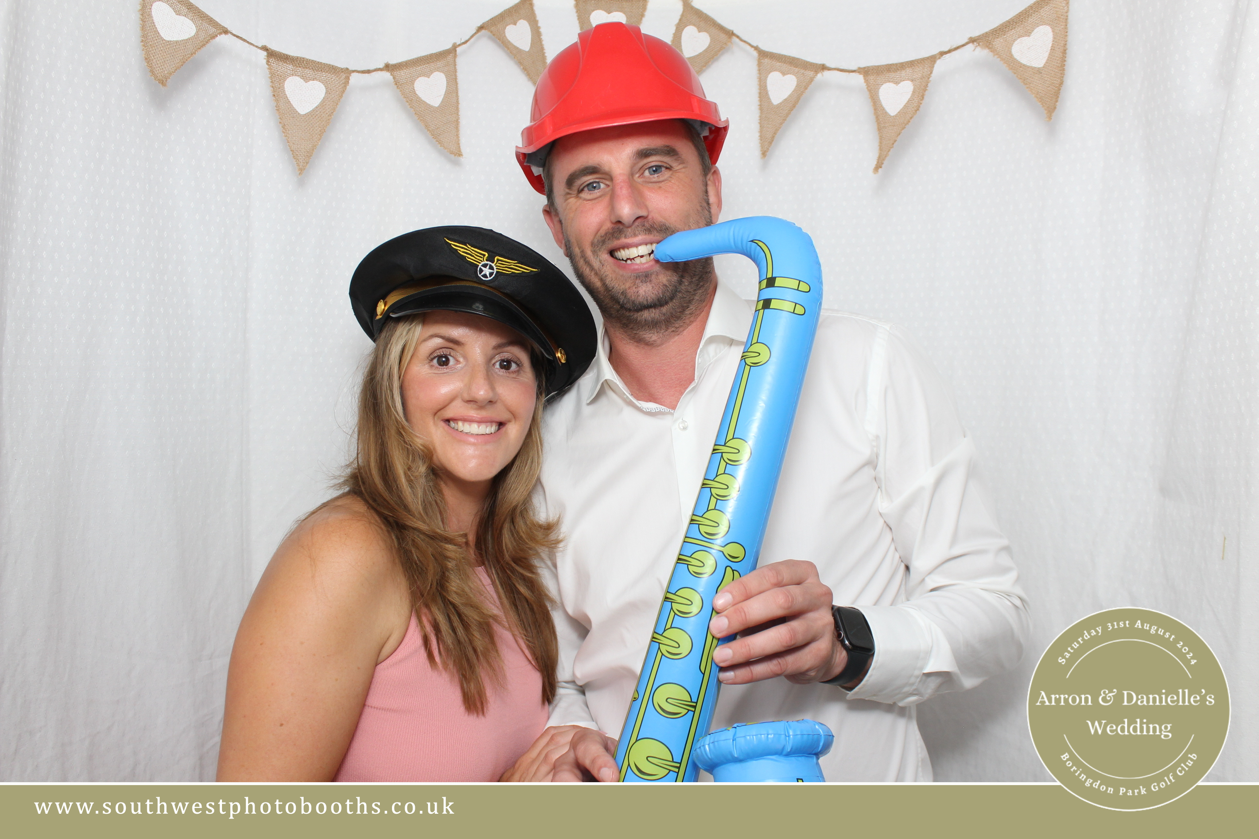 Arron and Danielle's Wedding | View more photos from the event at gallery.southwestphotobooths.co.uk/u/SWPB/Arron-and-Danielles-Wedding
