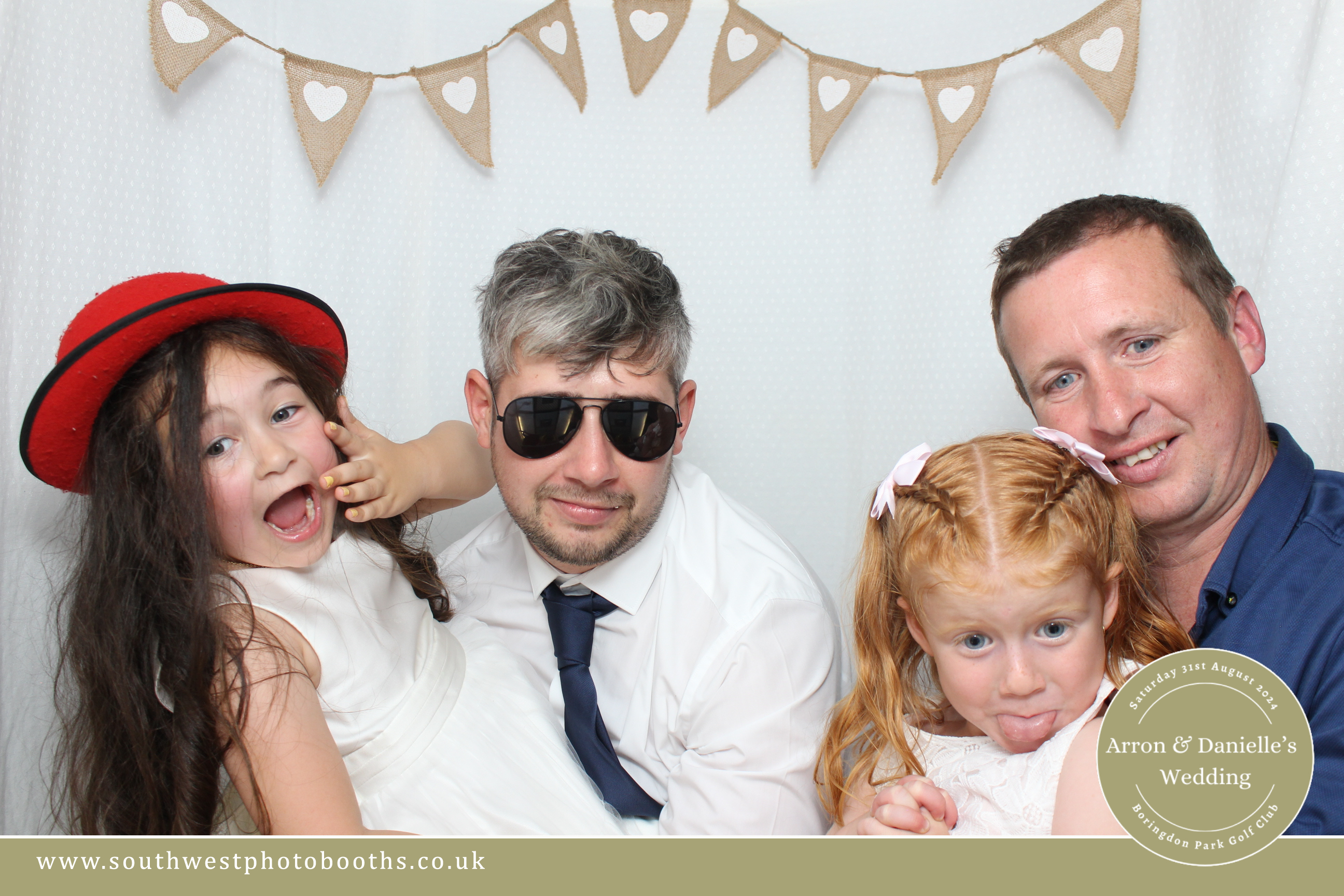 Arron and Danielle's Wedding | View more photos from the event at gallery.southwestphotobooths.co.uk/u/SWPB/Arron-and-Danielles-Wedding