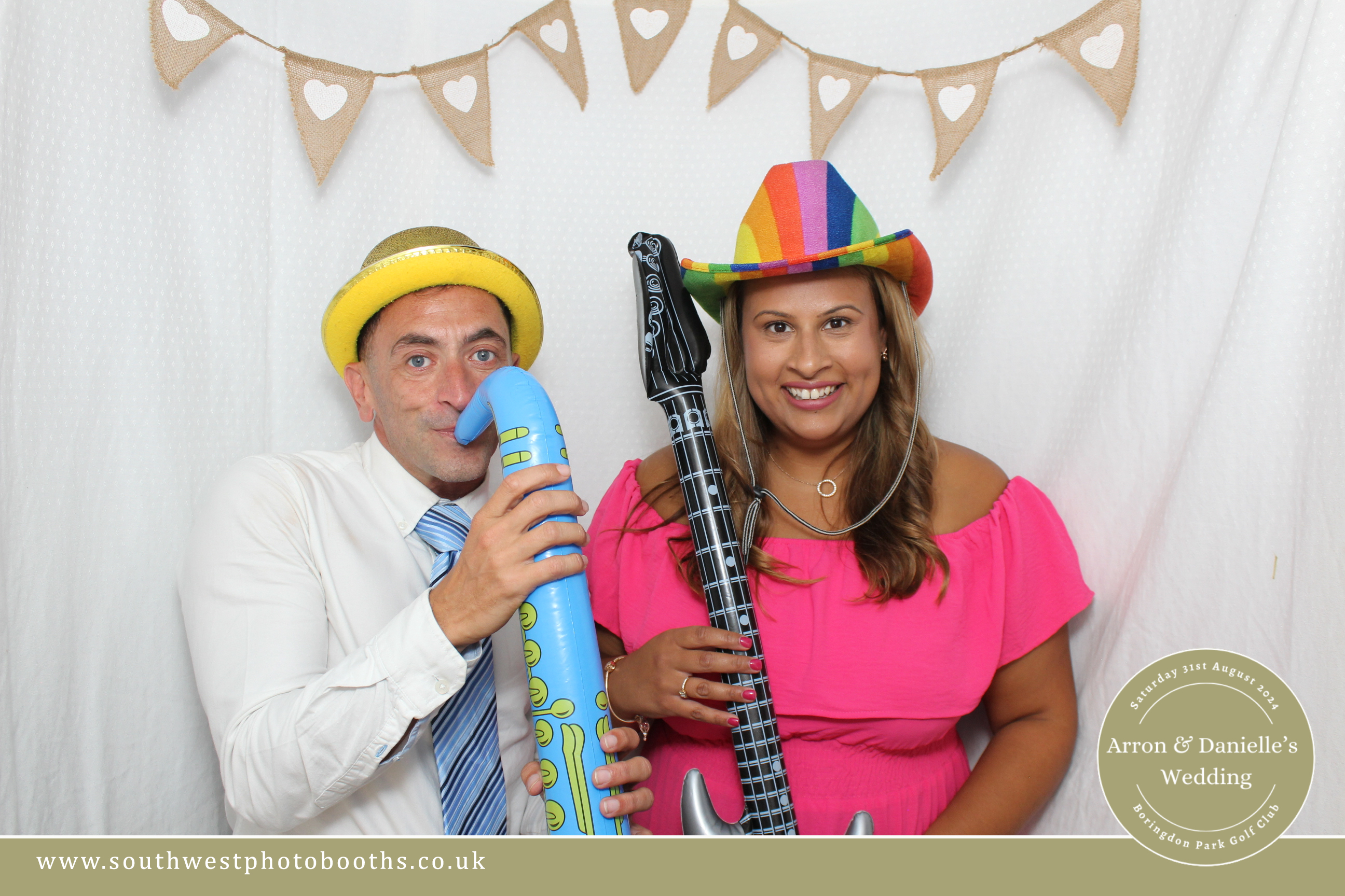 Arron and Danielle's Wedding | View more photos from the event at gallery.southwestphotobooths.co.uk/u/SWPB/Arron-and-Danielles-Wedding