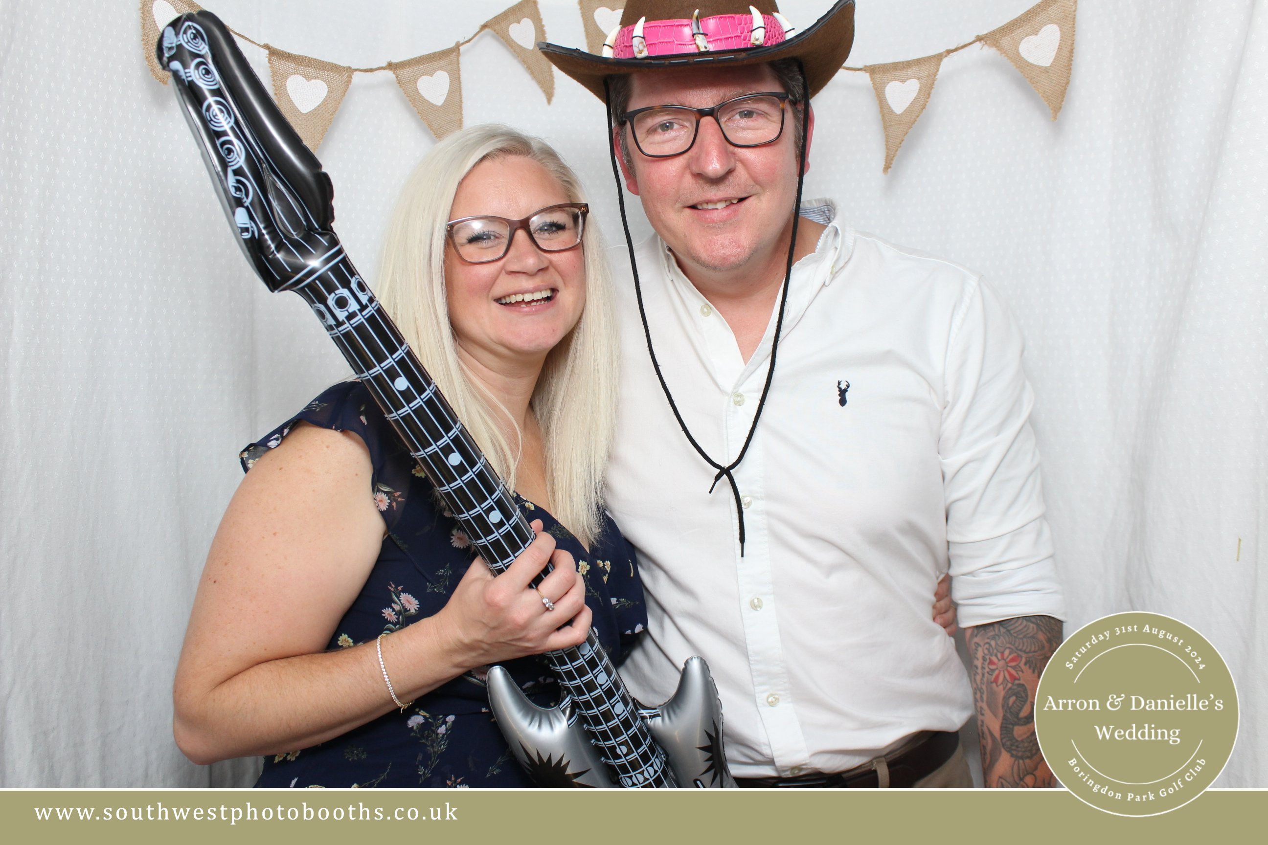 Arron and Danielle's Wedding | View more photos from the event at gallery.southwestphotobooths.co.uk/u/SWPB/Arron-and-Danielles-Wedding
