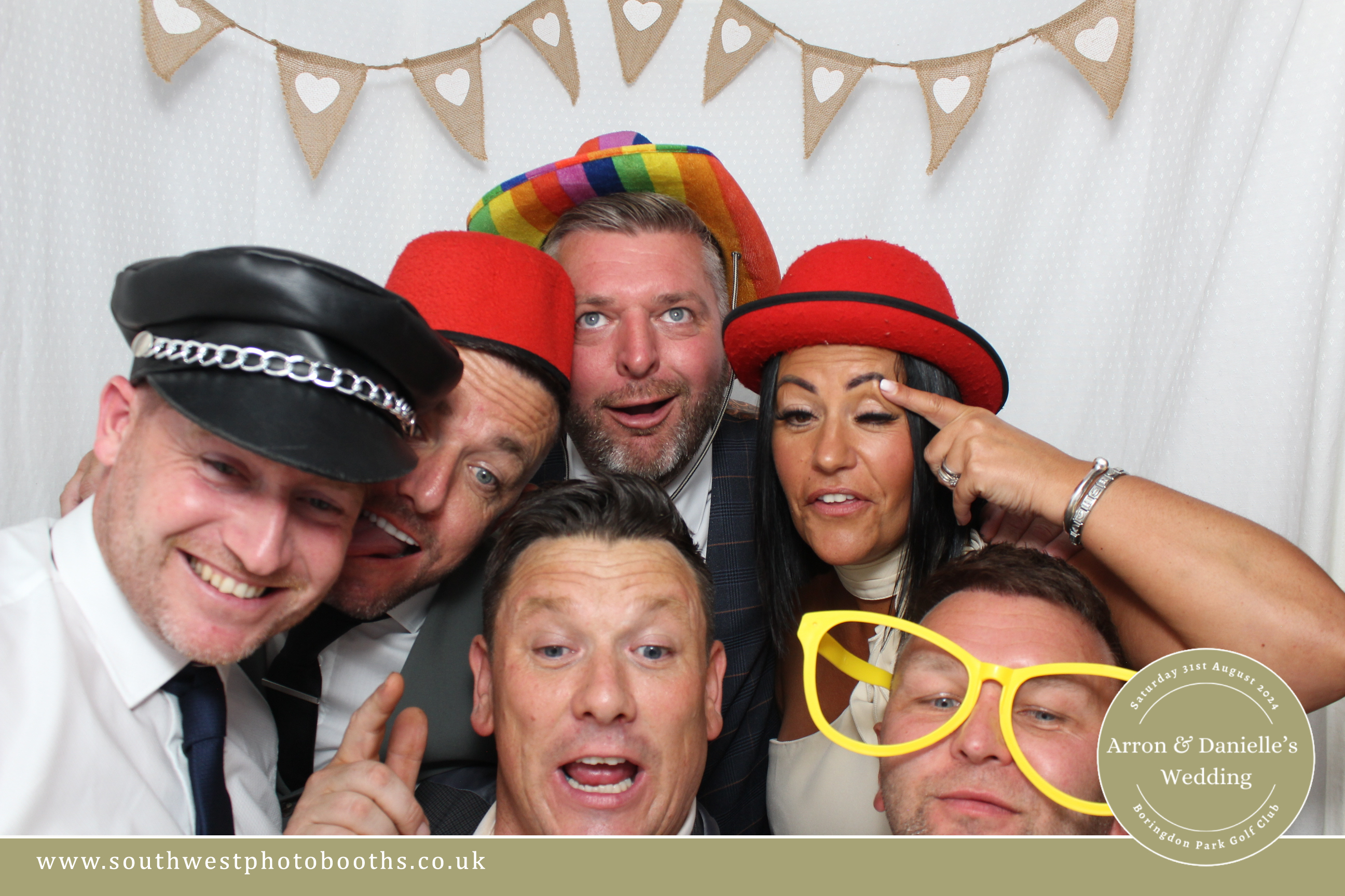 Arron and Danielle's Wedding | View more photos from the event at gallery.southwestphotobooths.co.uk/u/SWPB/Arron-and-Danielles-Wedding