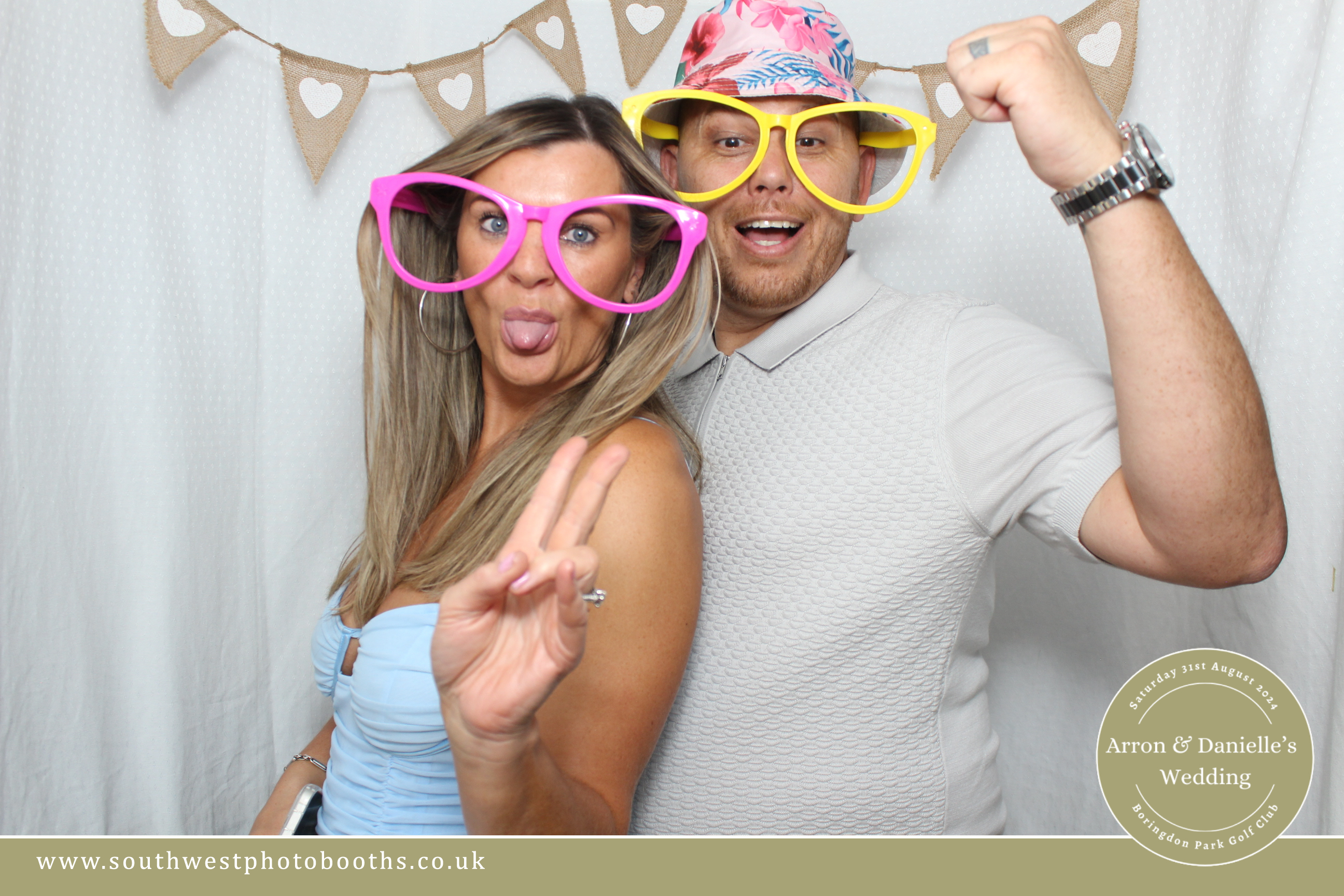 Arron and Danielle's Wedding | View more photos from the event at gallery.southwestphotobooths.co.uk/u/SWPB/Arron-and-Danielles-Wedding
