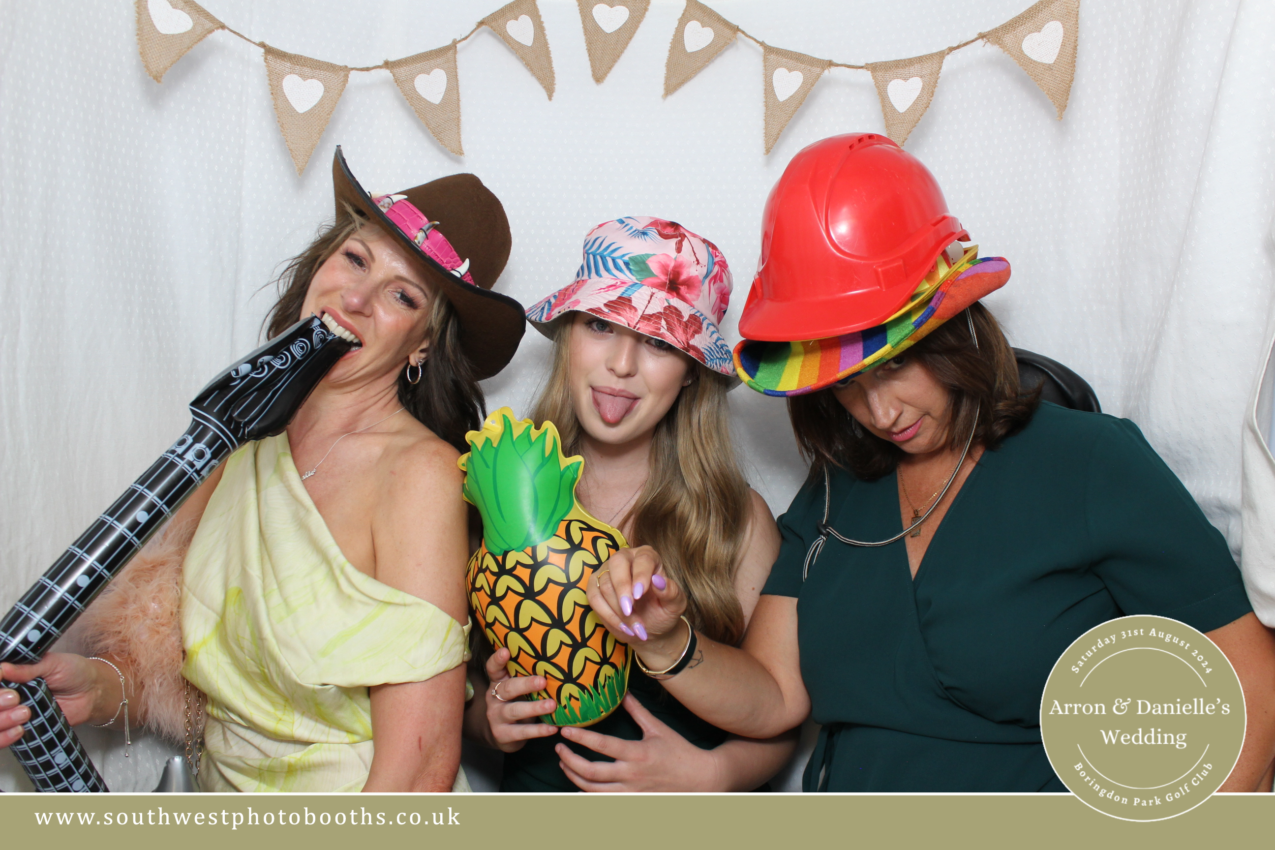 Arron and Danielle's Wedding | View more photos from the event at gallery.southwestphotobooths.co.uk/u/SWPB/Arron-and-Danielles-Wedding
