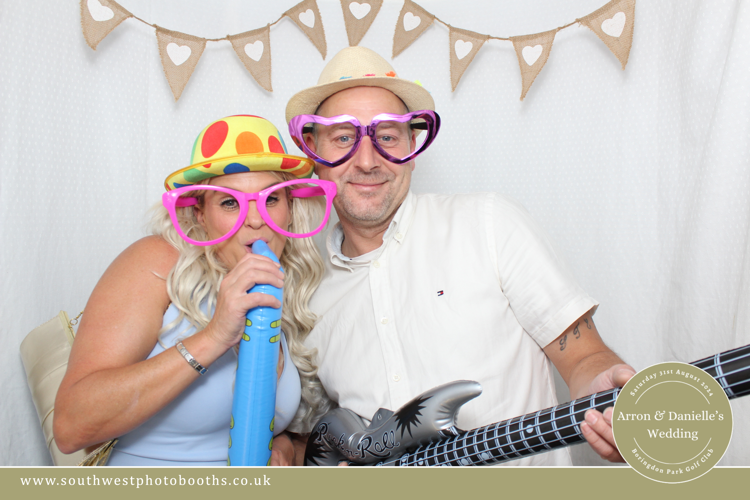 Arron and Danielle's Wedding | View more photos from the event at gallery.southwestphotobooths.co.uk/u/SWPB/Arron-and-Danielles-Wedding