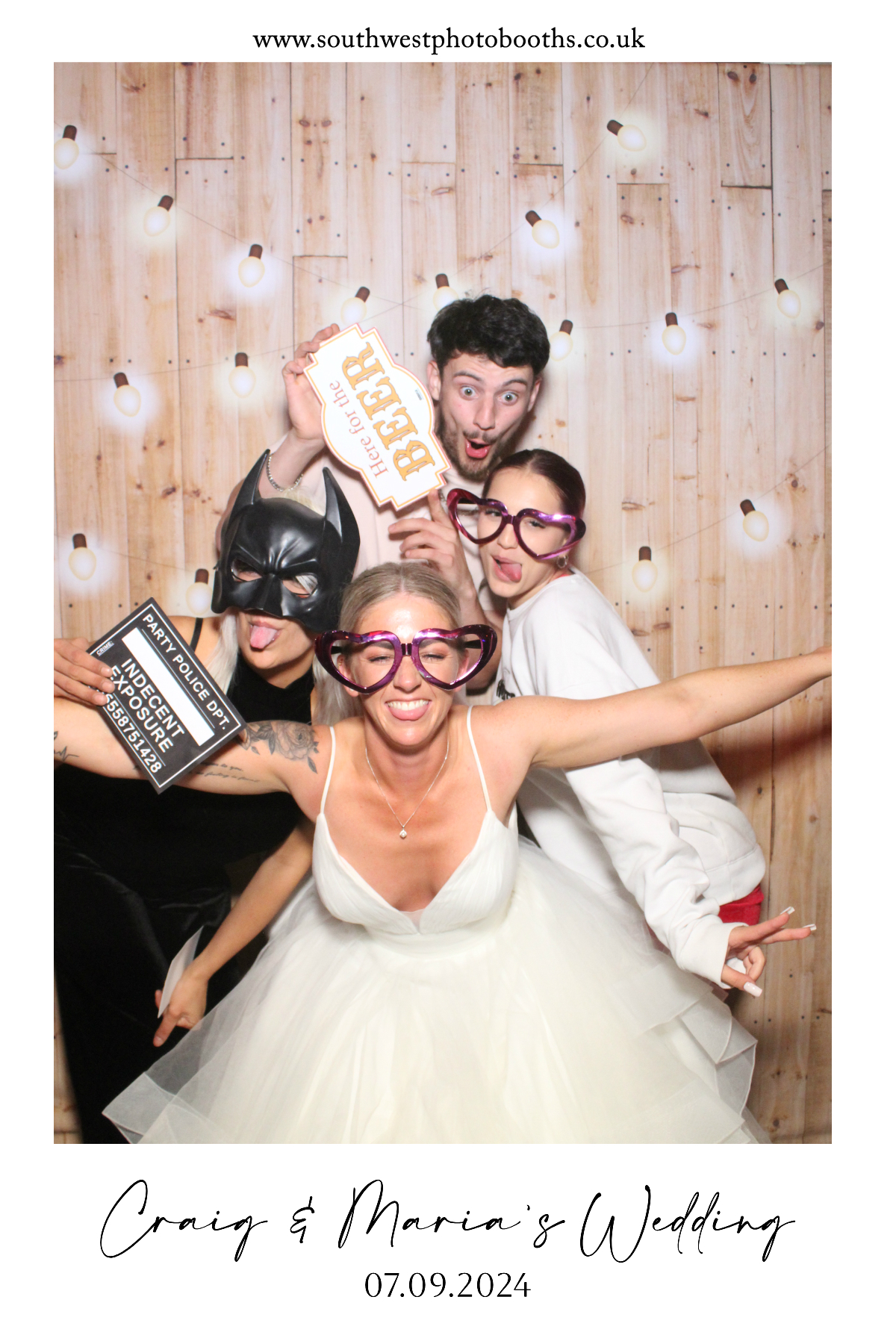 Craig & Maria | View more photos from the event at gallery.southwestphotobooths.co.uk/u/SWPB/Craig-Maria