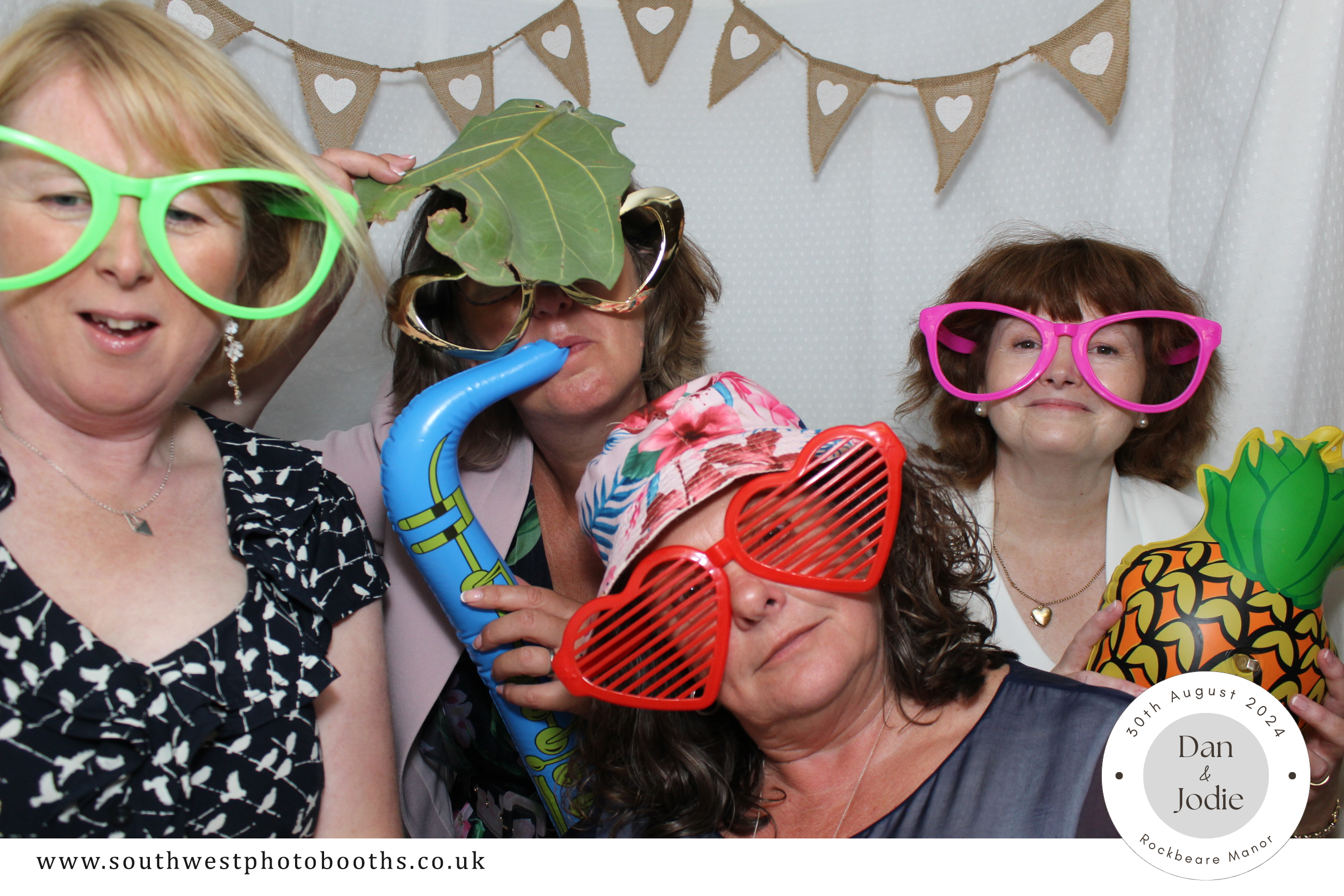 Dan & Jodie’s Wedding | View more photos from the event at gallery.southwestphotobooths.co.uk/u/SWPB/Dan-Jodie’s-Wedding