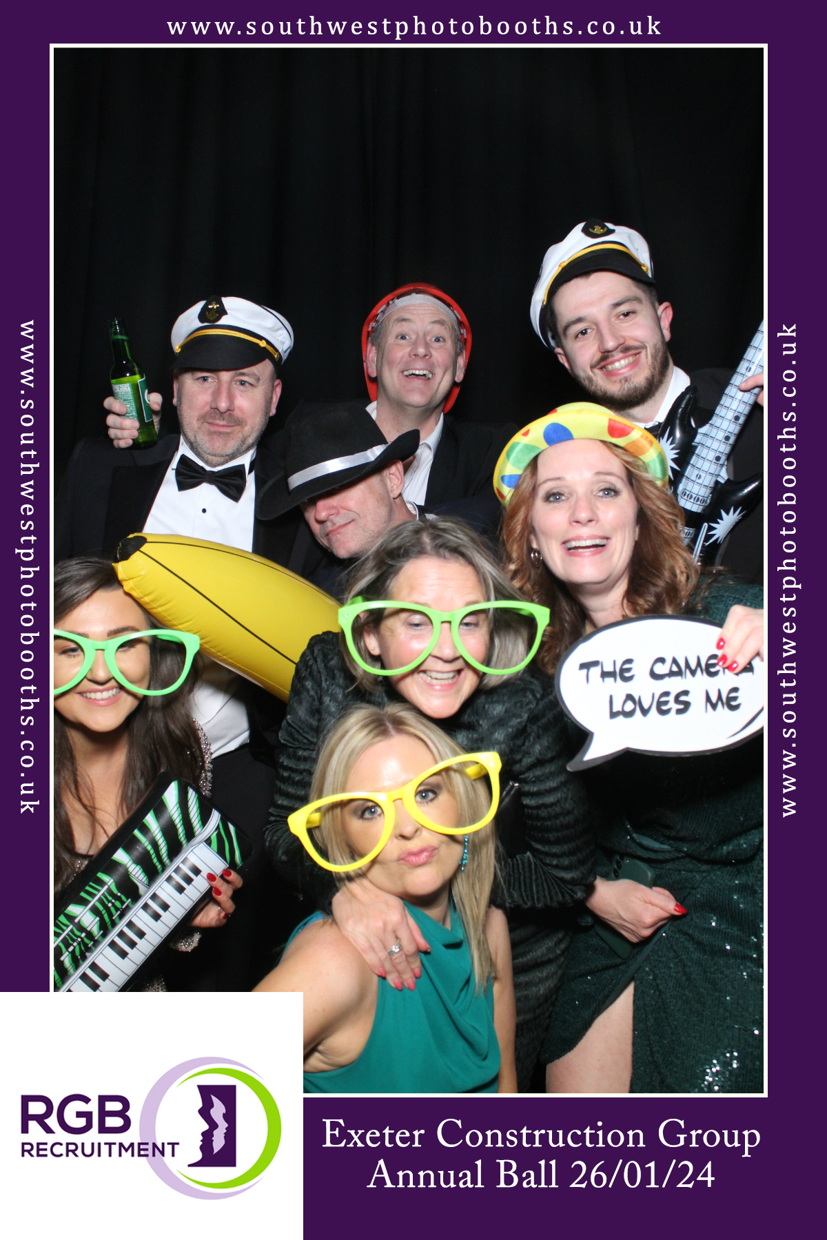 Exeter Construction Group Annual Ball | View more photos from the event at gallery.southwestphotobooths.co.uk/u/SWPB/Exeter-Construction-Group-Annual-Ball