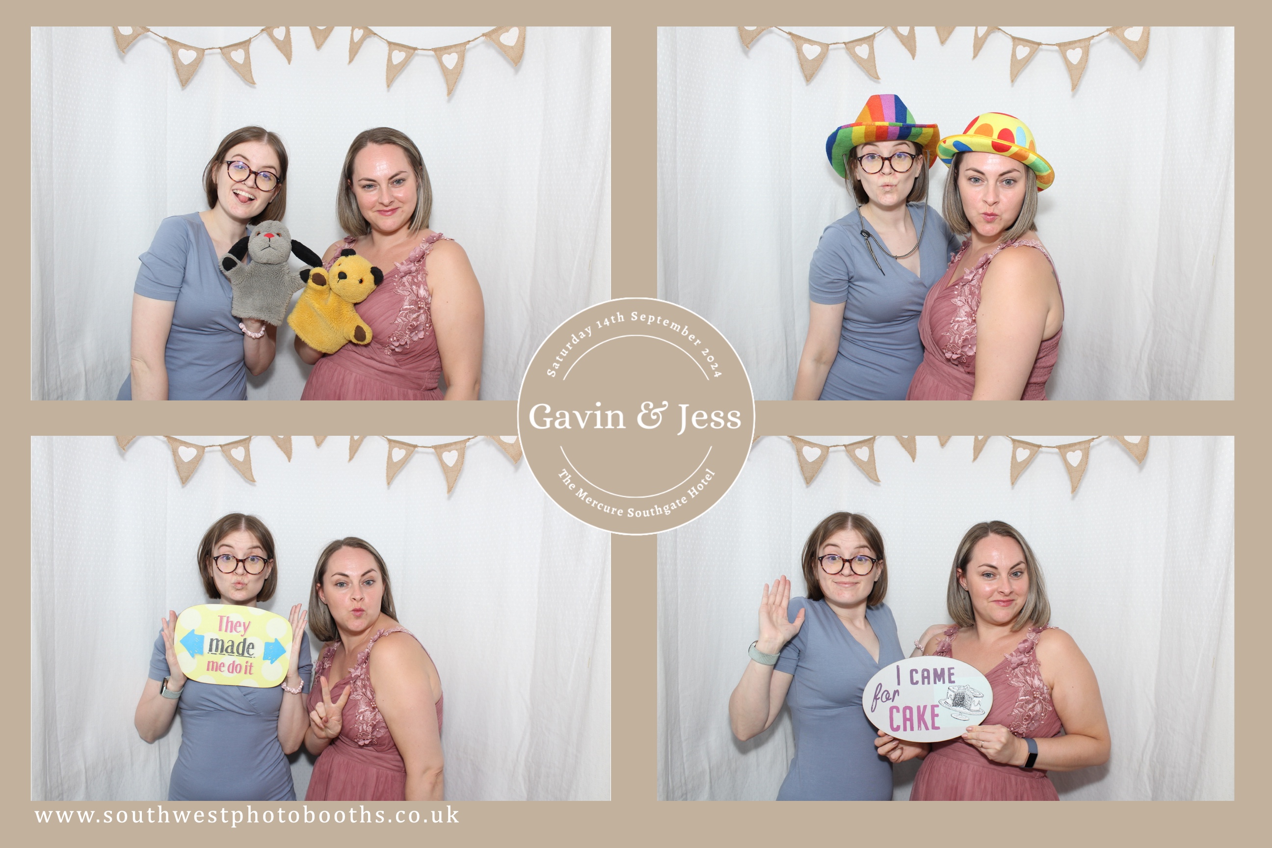 Gavin and Jess | View more photos from the event at gallery.southwestphotobooths.co.uk/u/SWPB/Gavin-and-Jess