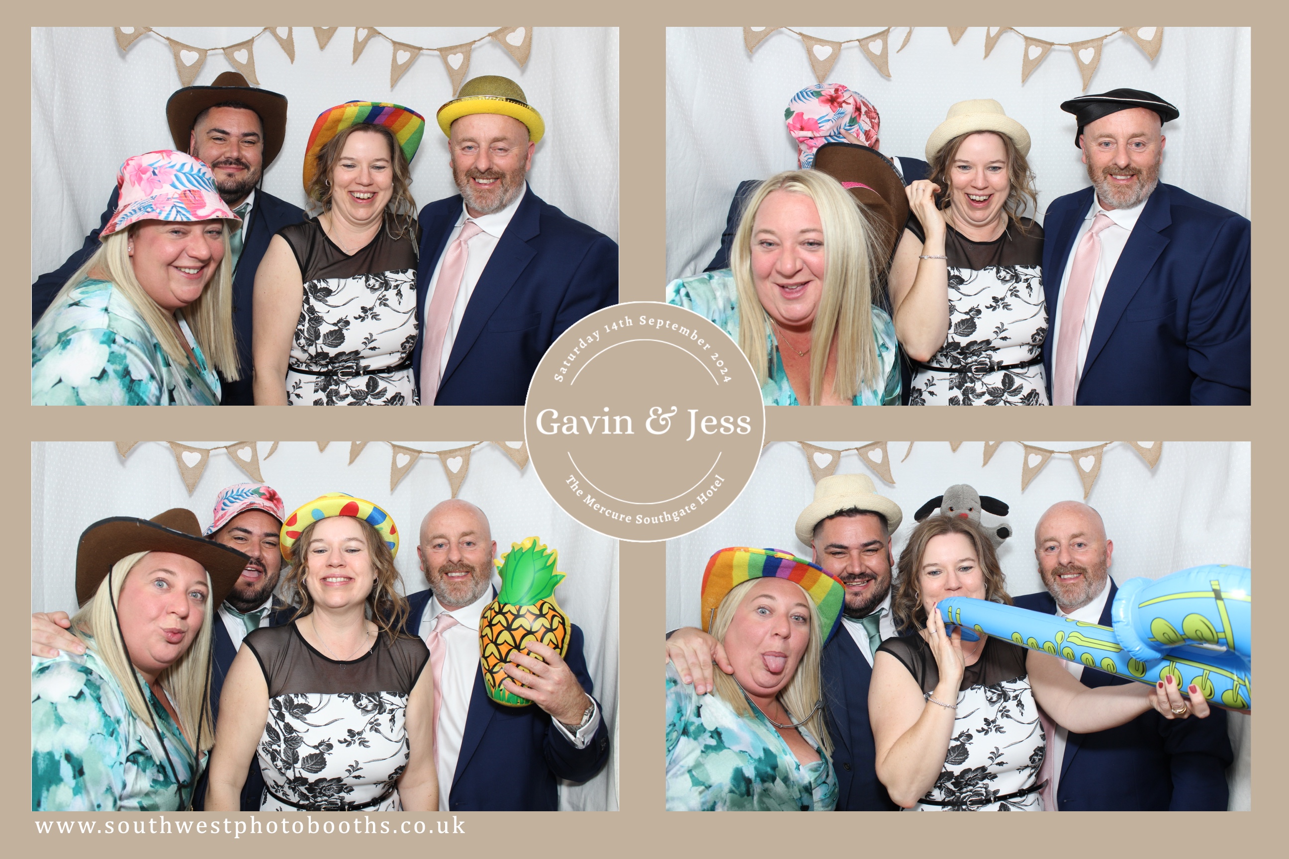 Gavin and Jess | View more photos from the event at gallery.southwestphotobooths.co.uk/u/SWPB/Gavin-and-Jess