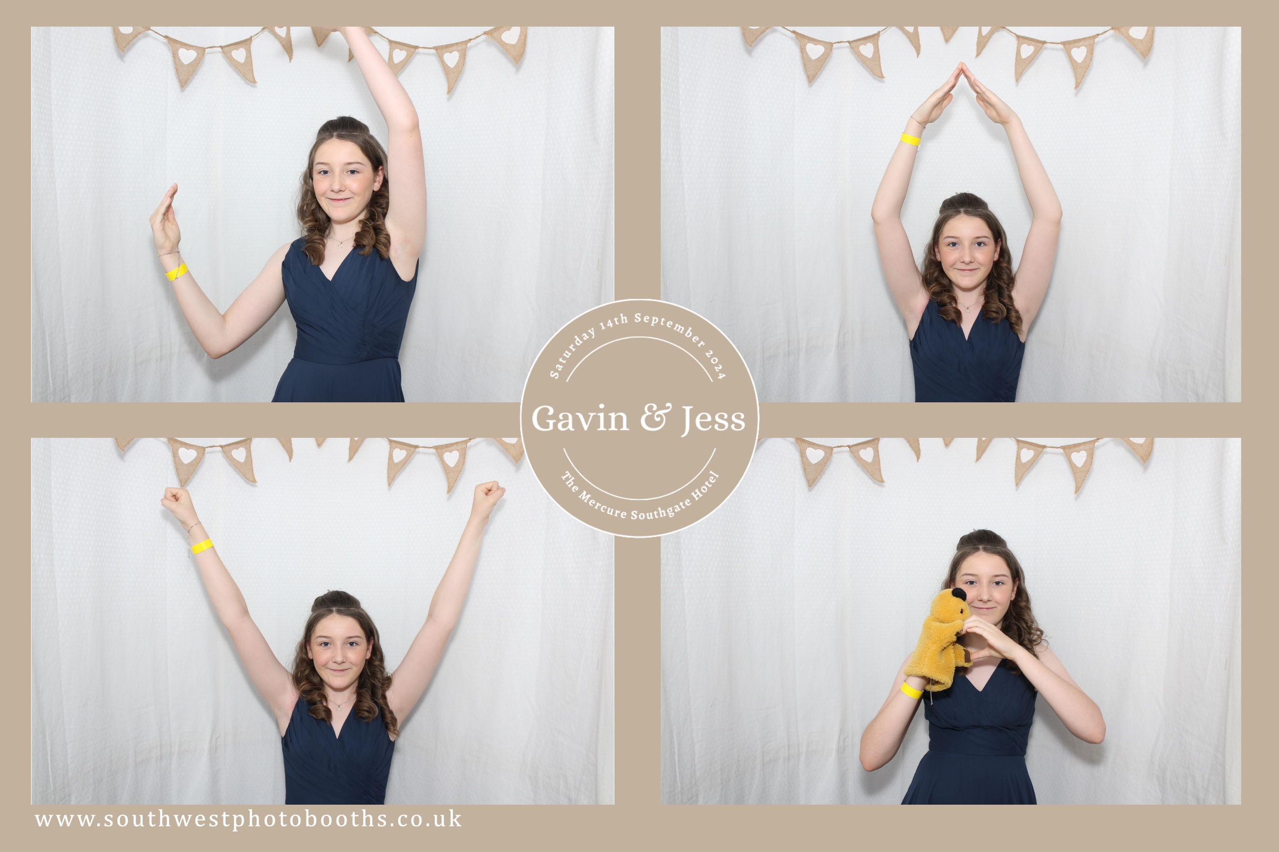 Gavin and Jess | View more photos from the event at gallery.southwestphotobooths.co.uk/u/SWPB/Gavin-and-Jess