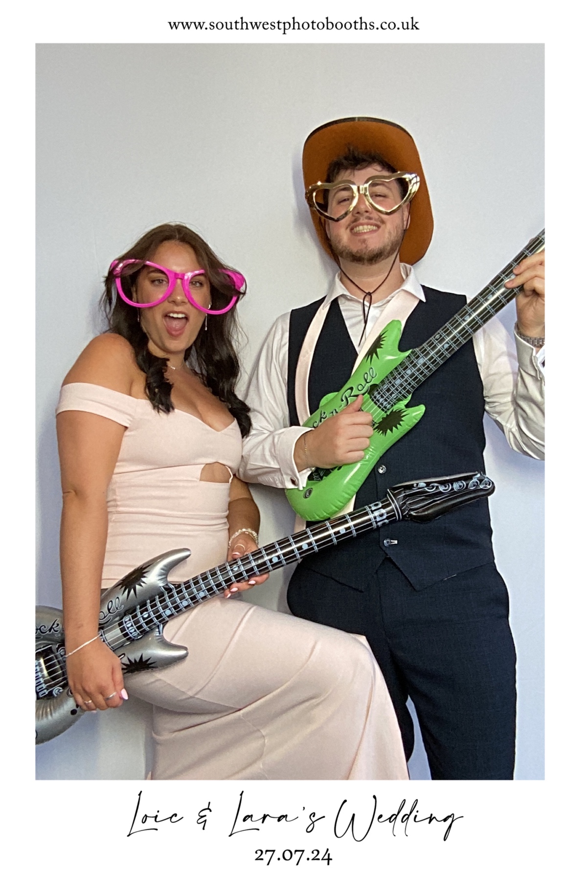 Loic & Lara's Wedding | View more photos from the event at gallery.southwestphotobooths.co.uk/u/SWPB/Loic-Laras-Wedding