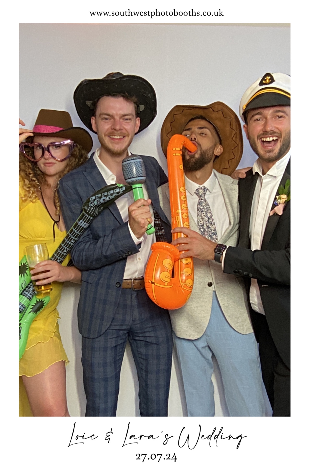 Loic & Lara's Wedding | View more photos from the event at gallery.southwestphotobooths.co.uk/u/SWPB/Loic-Laras-Wedding