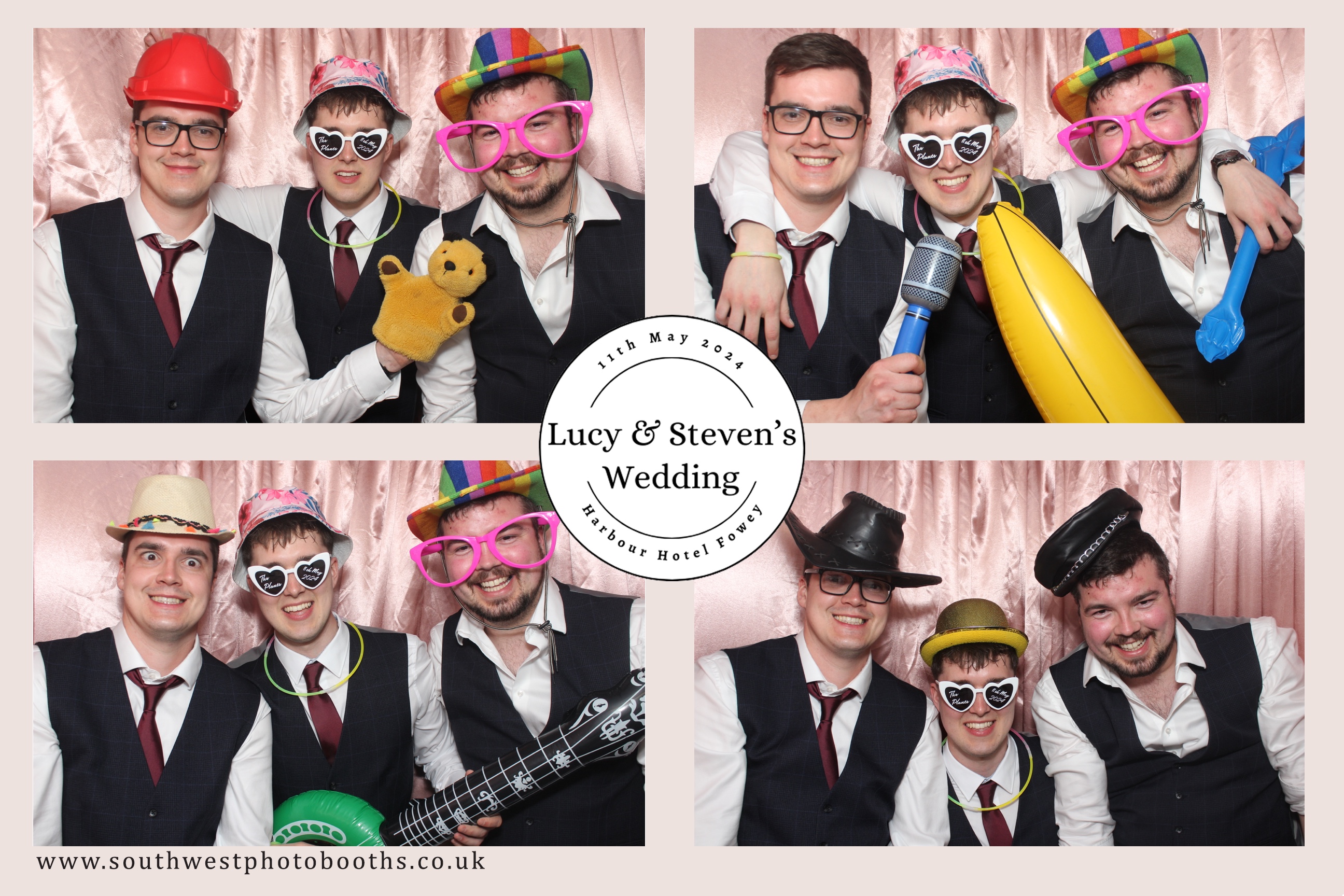 Lucy and Steven | View more photos from the event at gallery.southwestphotobooths.co.uk/u/SWPB/Lucy-and-Steven