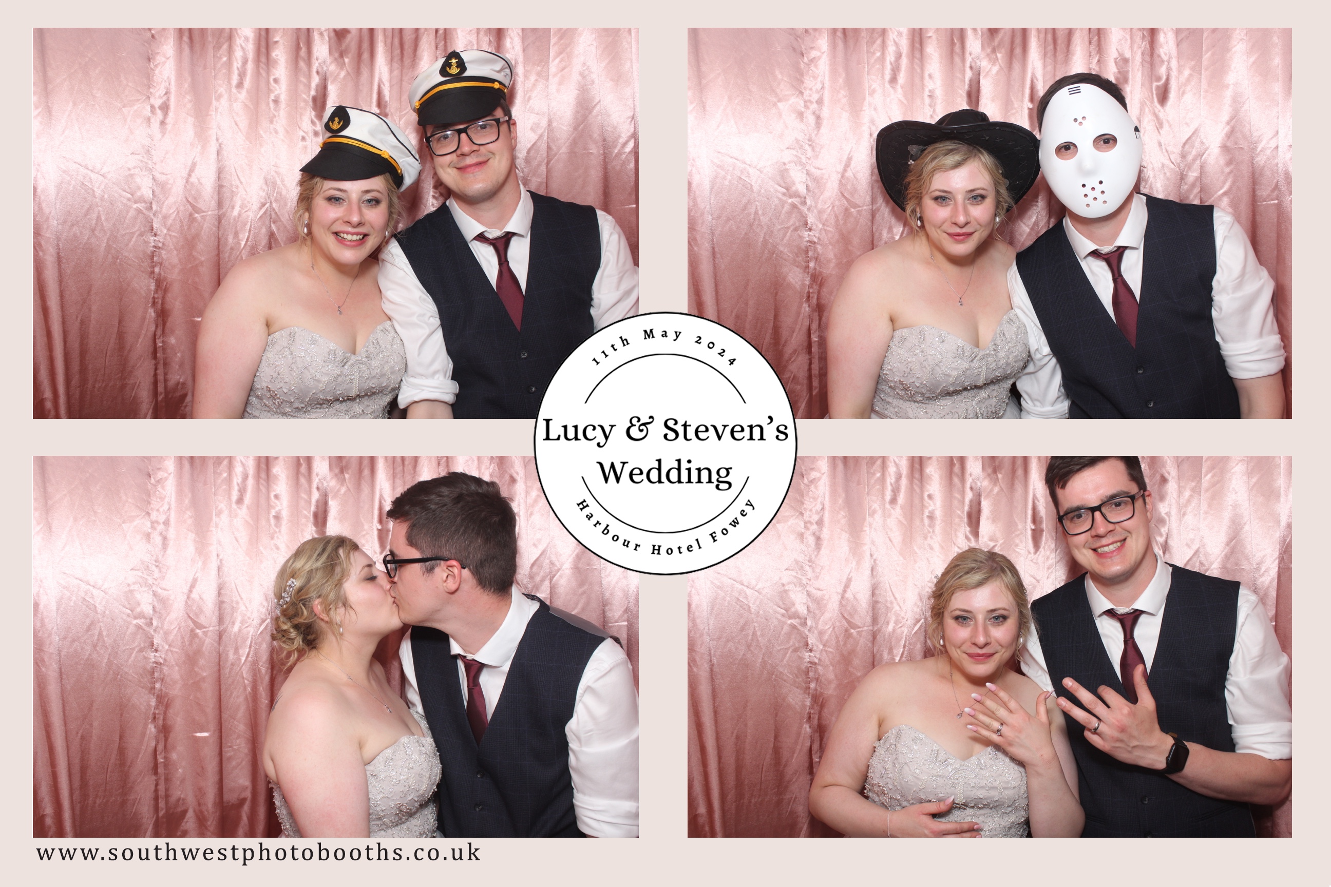 Lucy and Steven | View more photos from the event at gallery.southwestphotobooths.co.uk/u/SWPB/Lucy-and-Steven