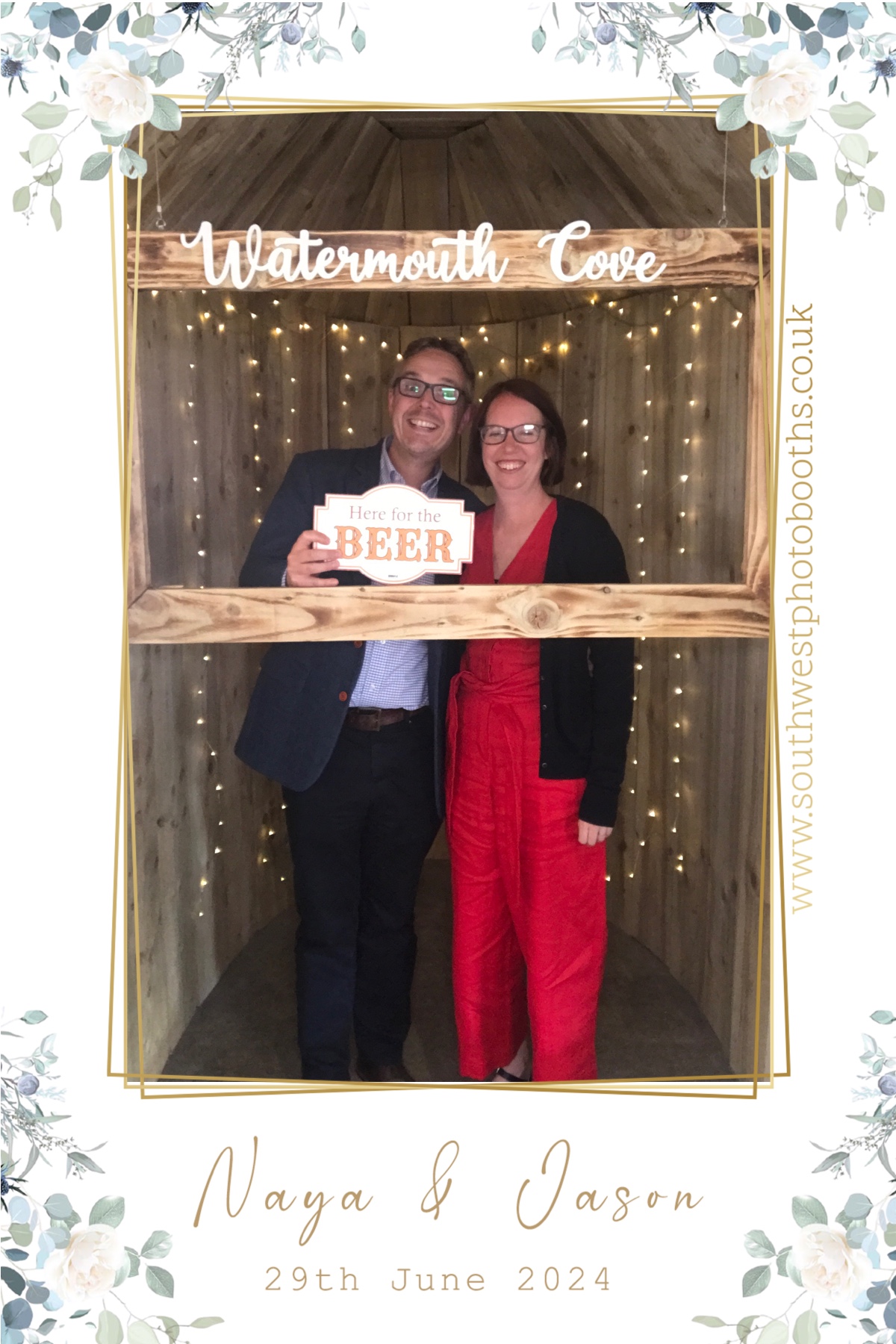 Naya and Jason | View more photos from the event at gallery.southwestphotobooths.co.uk/u/SWPB/Naya-and-Jason