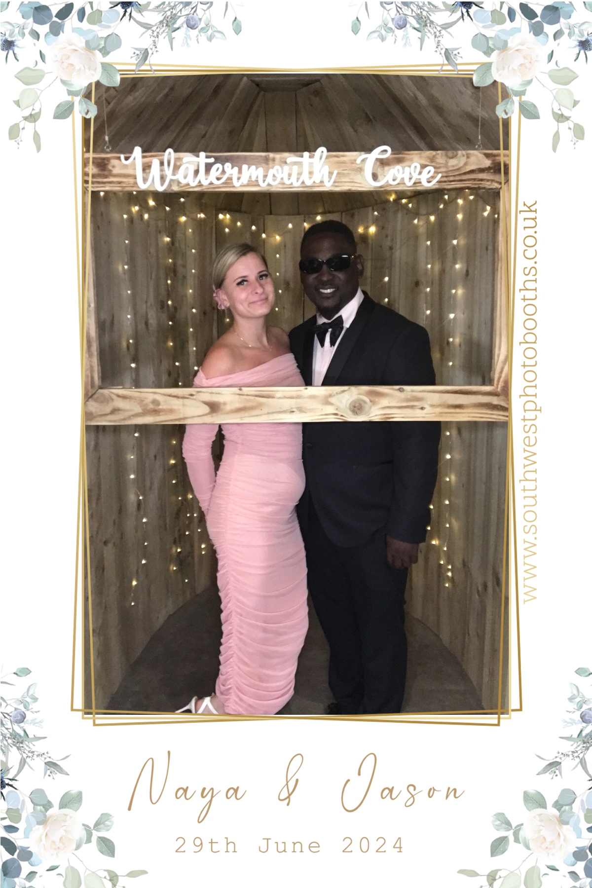 Naya and Jason | View more photos from the event at gallery.southwestphotobooths.co.uk/u/SWPB/Naya-and-Jason