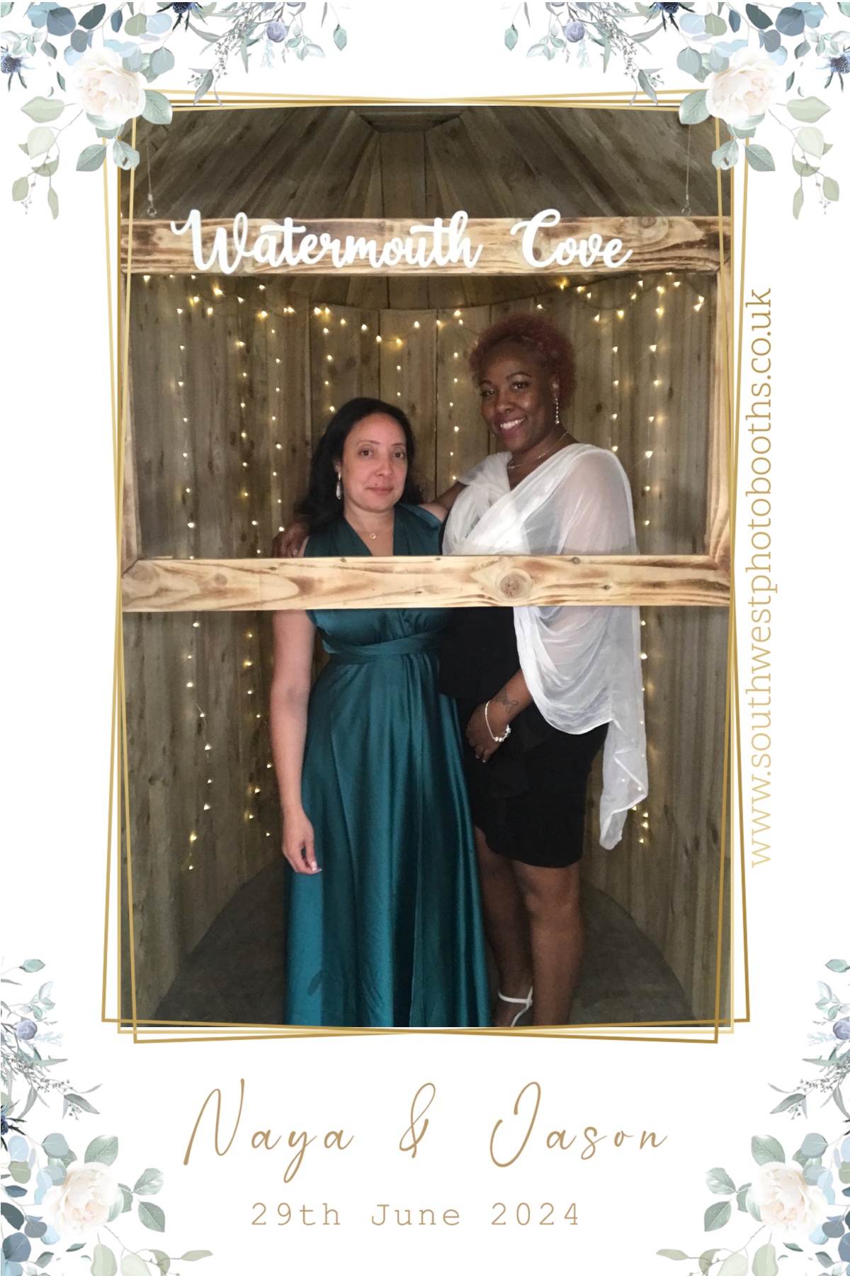 Naya and Jason | View more photos from the event at gallery.southwestphotobooths.co.uk/u/SWPB/Naya-and-Jason