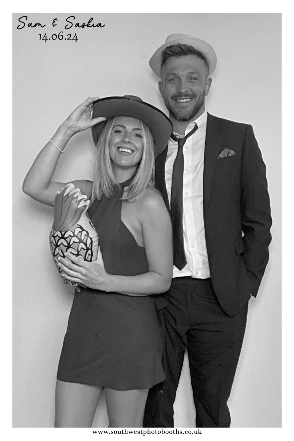 Sam and Saskia | View more photos from the event at gallery.southwestphotobooths.co.uk/u/SWPB/Sam-and-Saskia