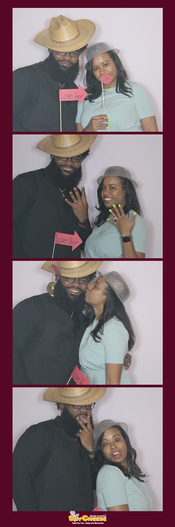 Hamilton Wedding  | View more photos from the event at gallery.saycheesephotobooth.com/u/SayCheesePhotoBooth/Hamilton-Wedding