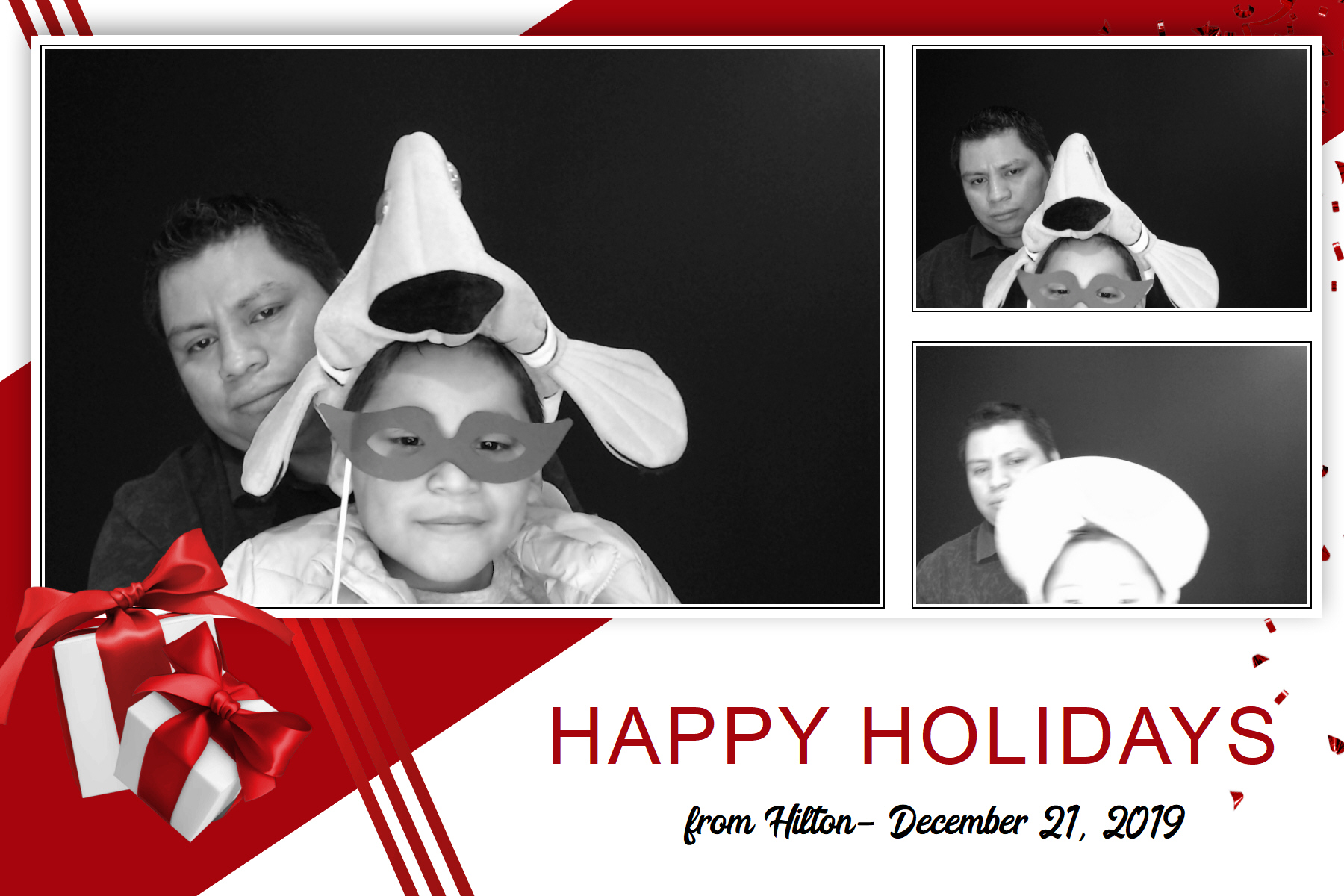Hilton Holiday Party 2019 | View more photos from the event at gallery.saycheesephotobooth.com/u/SayCheesePhotoBooth/Hilton-Holiday-Party-2019