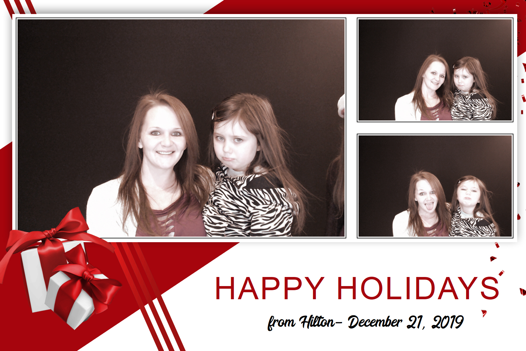 Hilton Holiday Party 2019 | View more photos from the event at gallery.saycheesephotobooth.com/u/SayCheesePhotoBooth/Hilton-Holiday-Party-2019