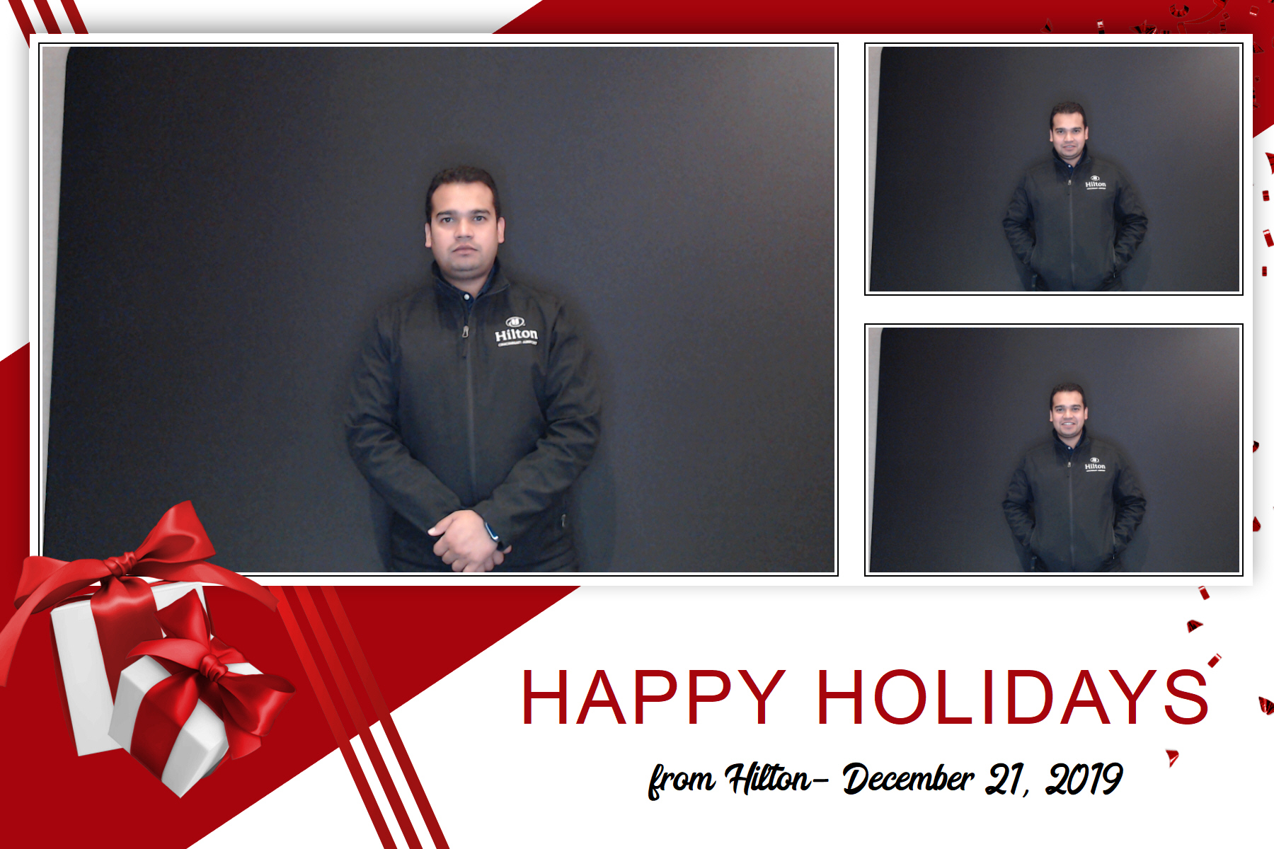 Hilton Holiday Party 2019 | View more photos from the event at gallery.saycheesephotobooth.com/u/SayCheesePhotoBooth/Hilton-Holiday-Party-2019