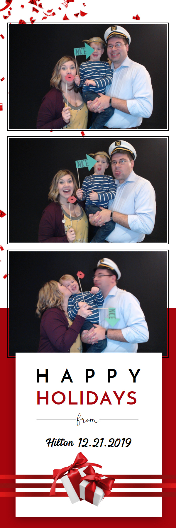 Hilton Holiday Party 2019 | View more photos from the event at gallery.saycheesephotobooth.com/u/SayCheesePhotoBooth/Hilton-Holiday-Party-2019