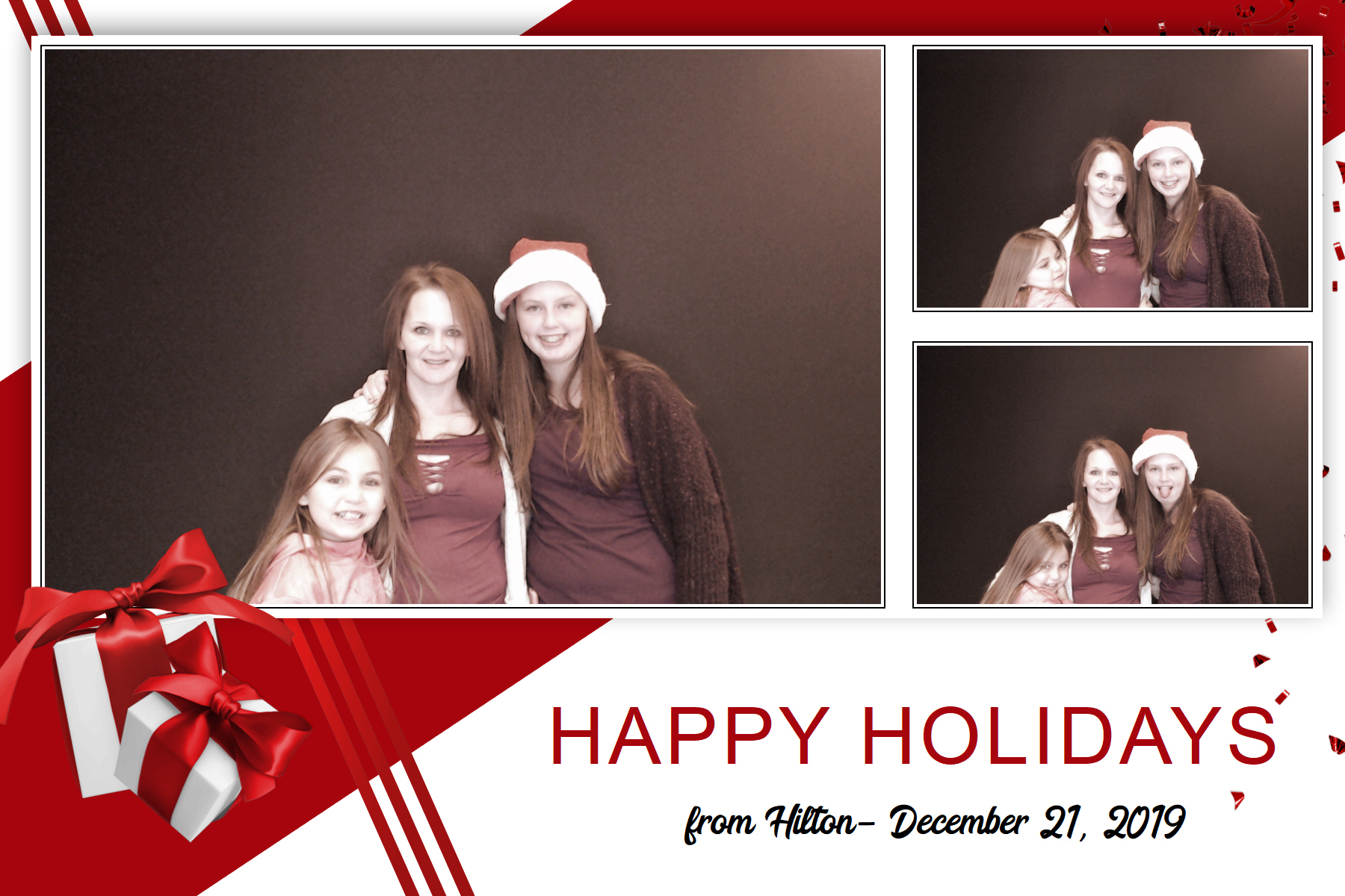 Hilton Holiday Party 2019 | View more photos from the event at gallery.saycheesephotobooth.com/u/SayCheesePhotoBooth/Hilton-Holiday-Party-2019