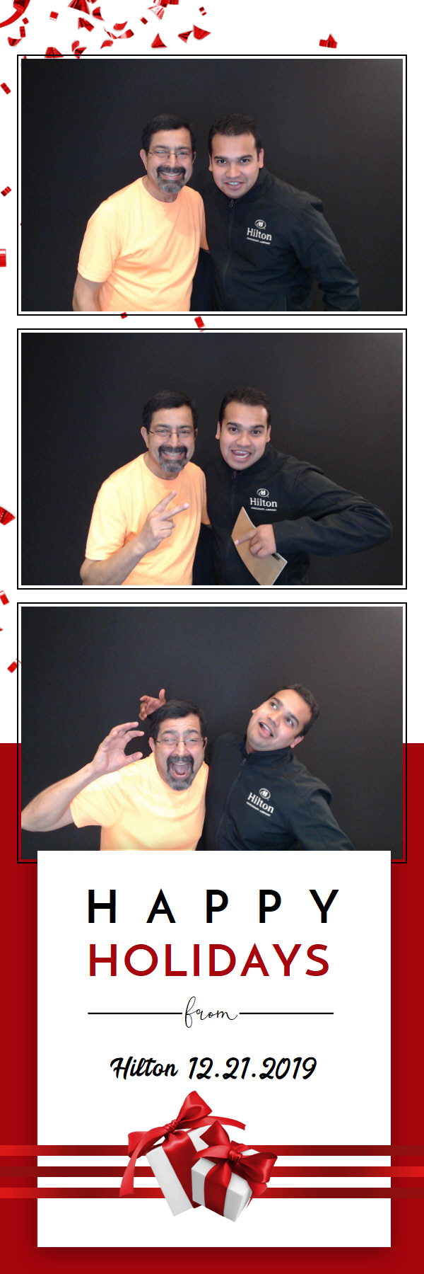 Hilton Holiday Party 2019 | View more photos from the event at gallery.saycheesephotobooth.com/u/SayCheesePhotoBooth/Hilton-Holiday-Party-2019