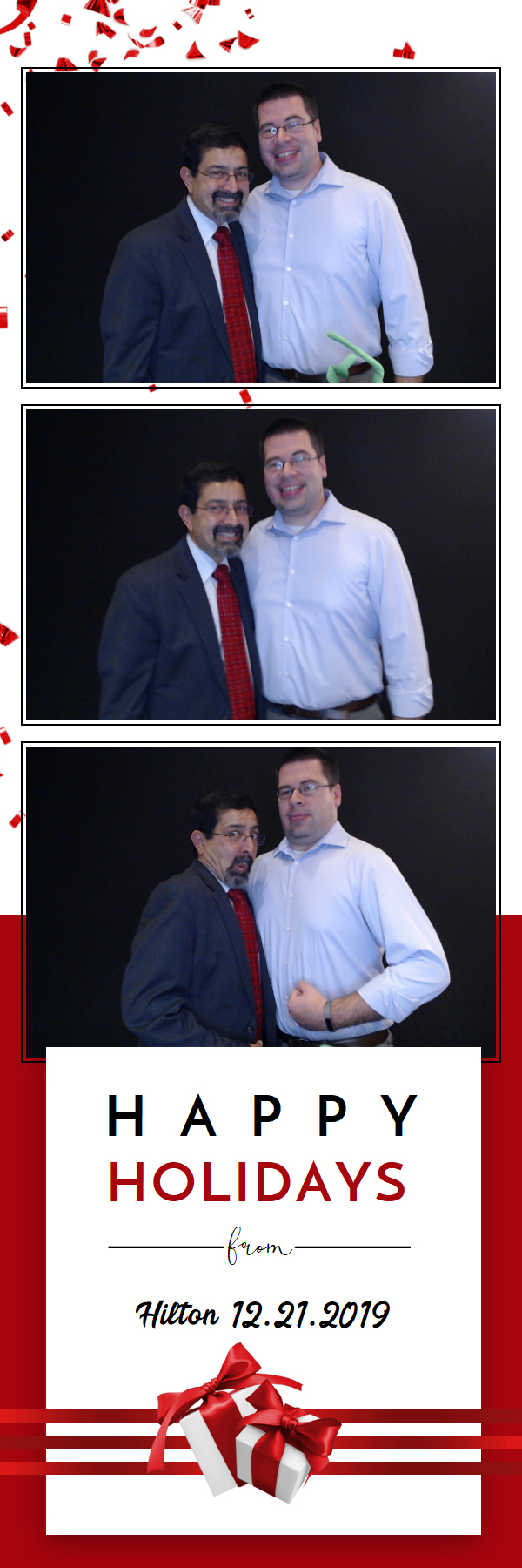 Hilton Holiday Party 2019 | View more photos from the event at gallery.saycheesephotobooth.com/u/SayCheesePhotoBooth/Hilton-Holiday-Party-2019