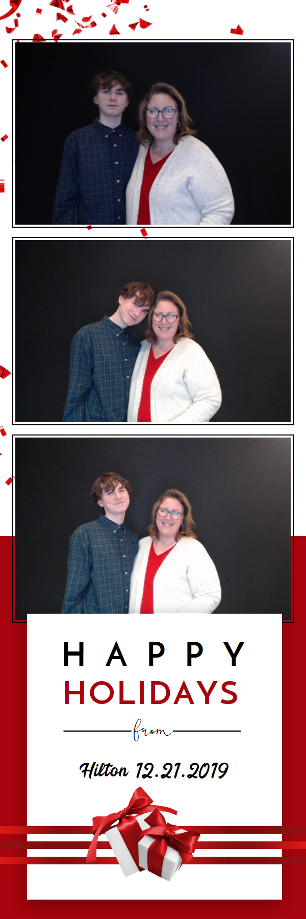 Hilton Holiday Party 2019 | View more photos from the event at gallery.saycheesephotobooth.com/u/SayCheesePhotoBooth/Hilton-Holiday-Party-2019